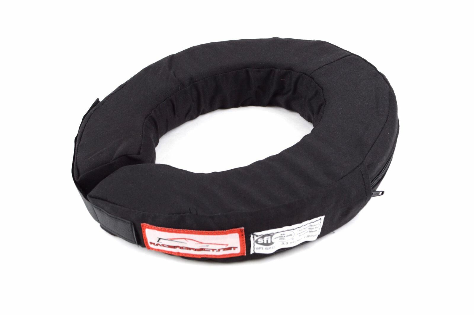 DRAG RACING HELMET NECK SUPPORT BLACK 360 CIRCLE ADULT NECK BRACE SFI 3.3 R