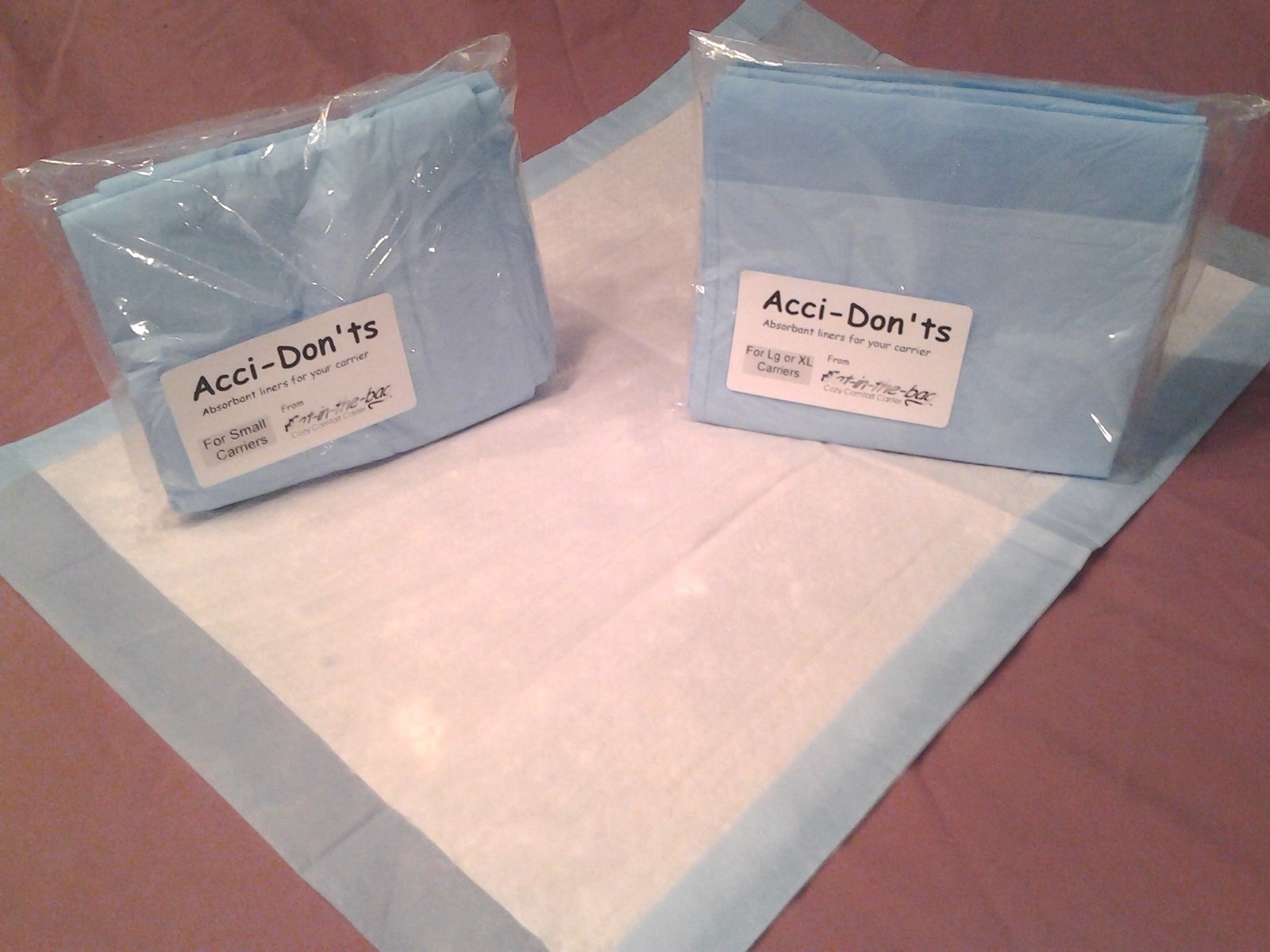 Acci-Don'ts: Disposable Liners for Cozy Comfort Carriers