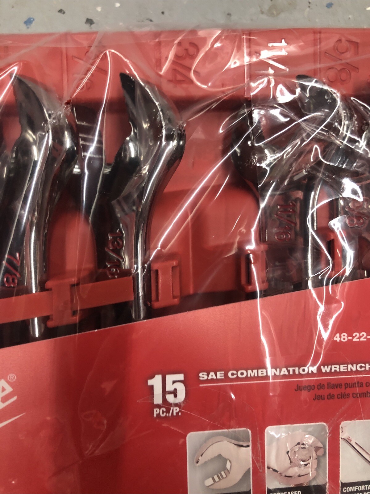 Milwaukee 48-22-9415 Combination Wrench - Silver