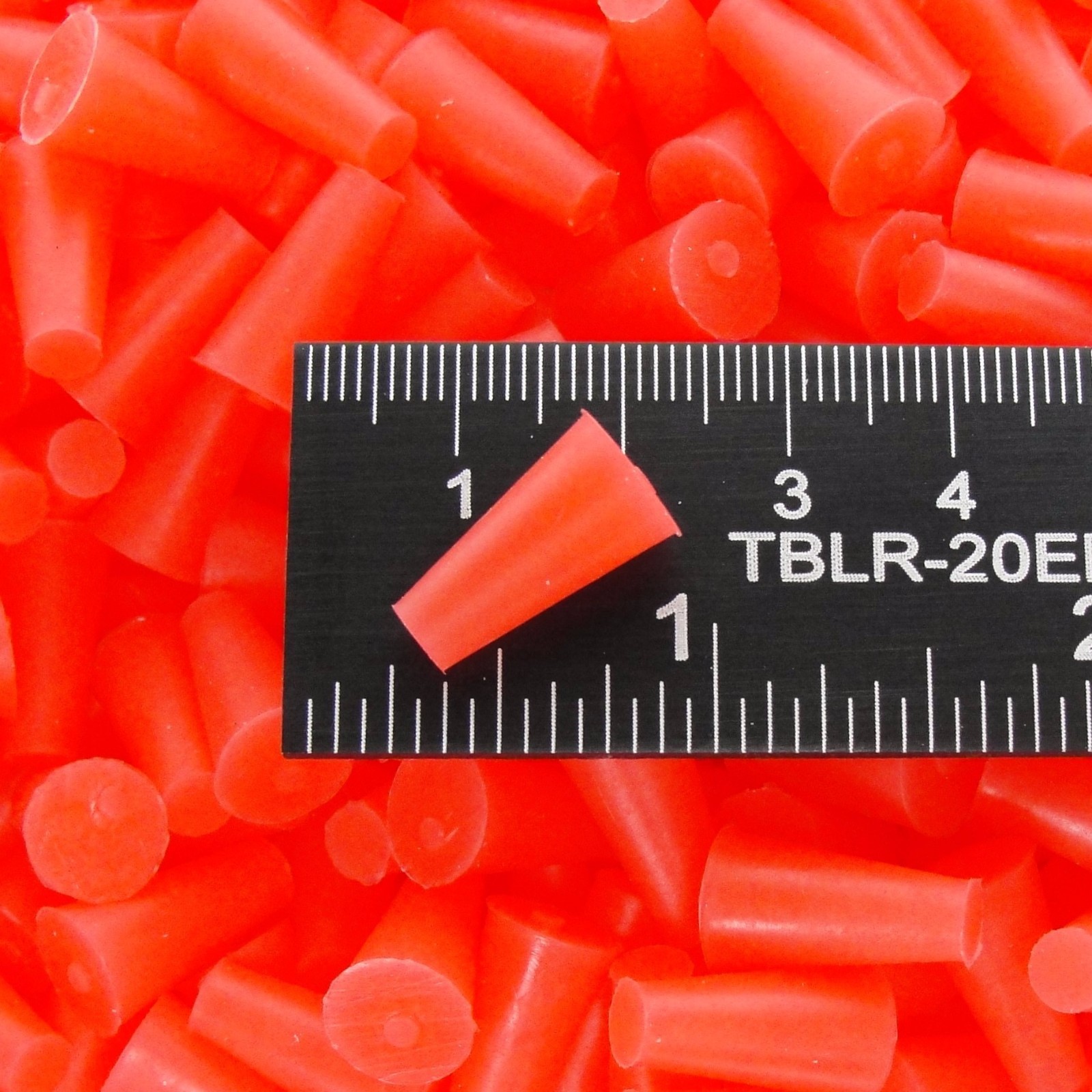 High Temp Masking Supply .187" x .343" STP103 Silicone Rubber Plugs - 250 Pack