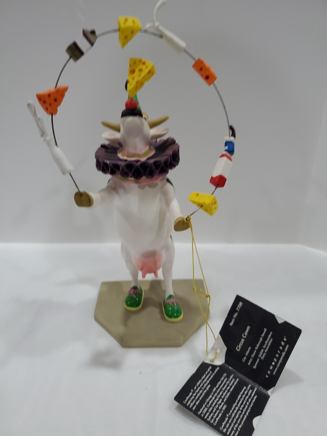 Cow Parade 7708 Circus Cown Figurine 2004 by Westland Giftware