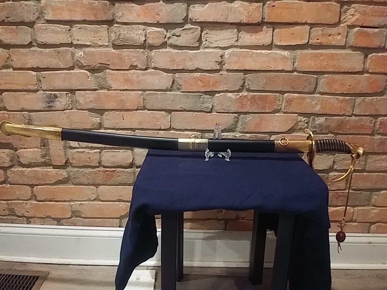 Civil War CSA Confederate Cavalry Officer's Sword Saber Etched Blade Replica