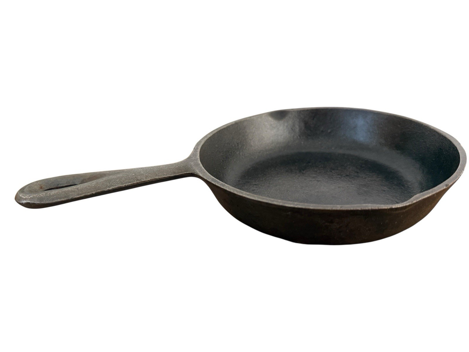 Vintage Cast Iron Skillet No 3 6⅝” – Small Fry Pan – Unmarked Lodge 1930s-50s