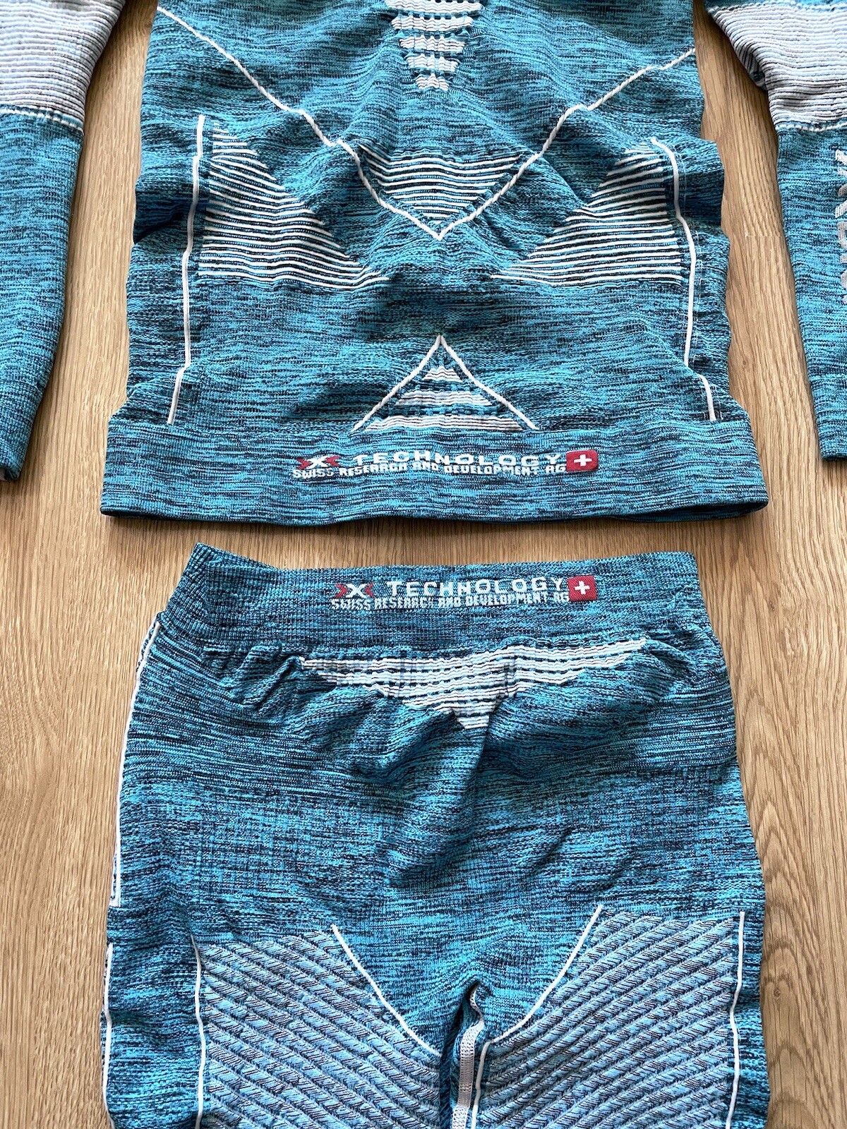 X-BIONIC Thermo Compression Base Layer Set Suit LS T-Shirt 3/4 Pants Size S/M