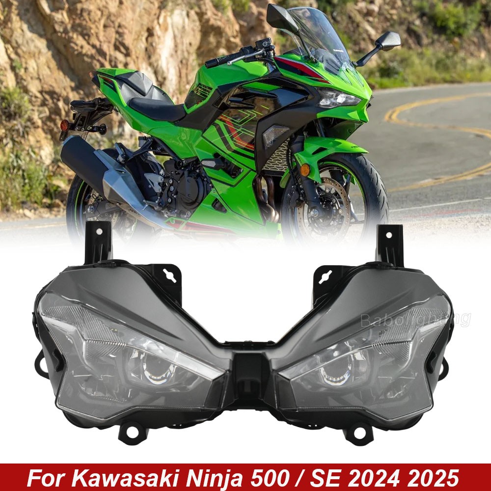 For Kawasaki Ninja 500 SE / ZX-6R 2024 2025 LED Headlight With DRL Hi/Low Beam