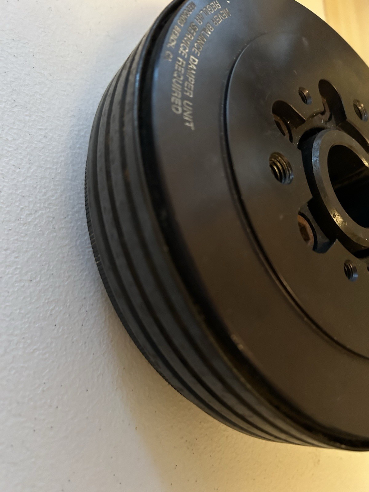 Vintage Chevy 350 Fischer Racing Harmonic Damper 6.75” SCCA