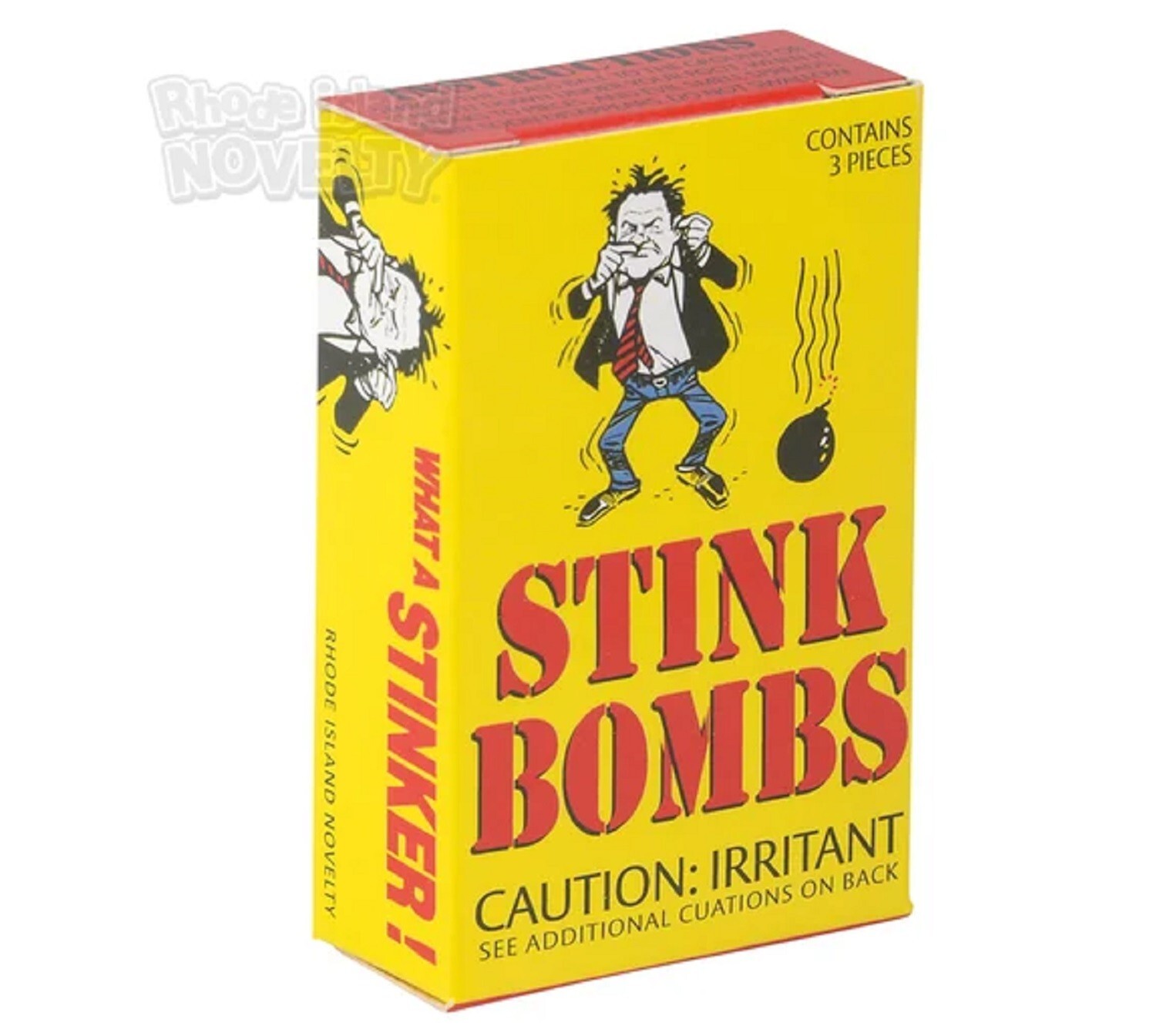 36 Stink Bombs - Stinky Glass Gag Prank Fart Joke (1 case of 36)