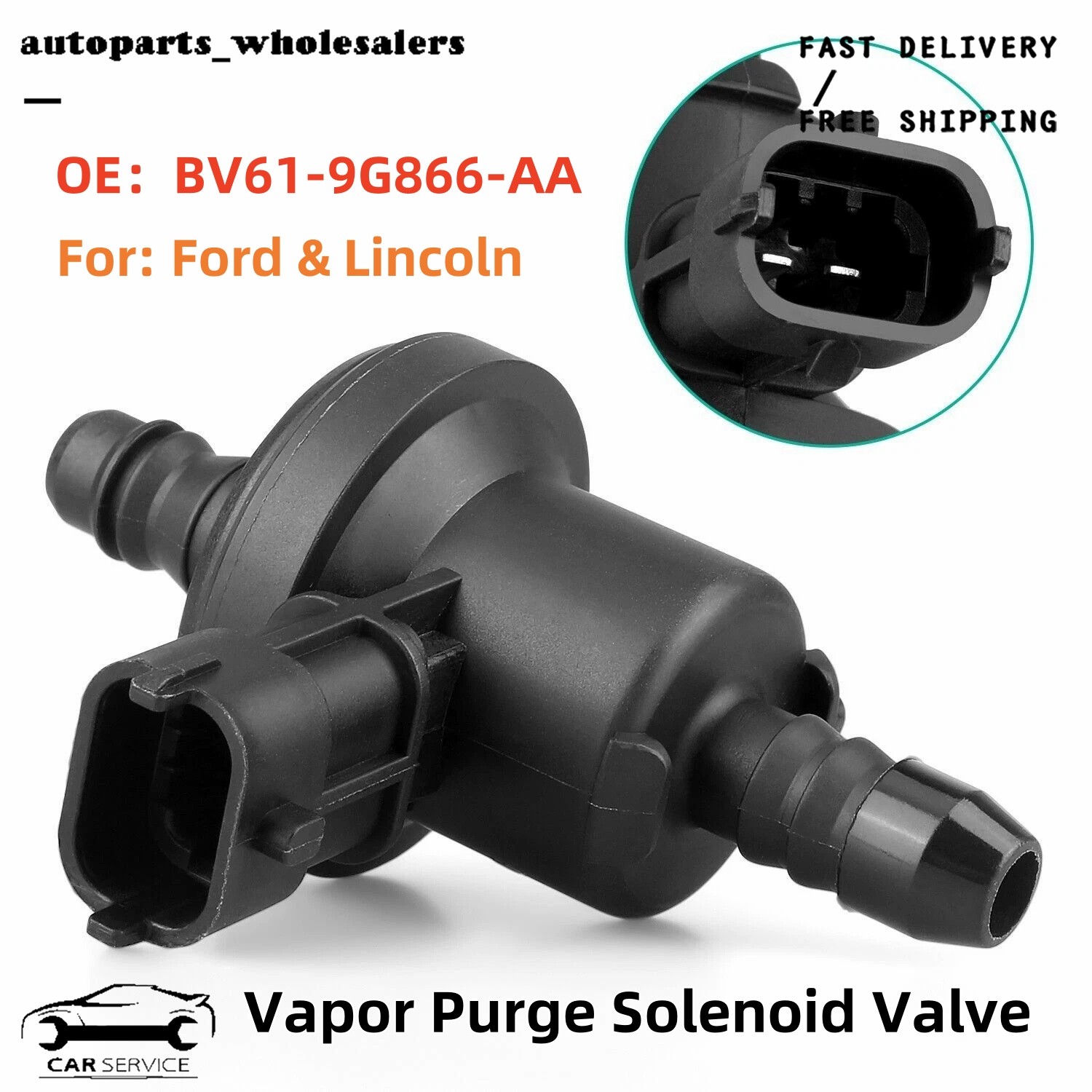 For 2012-2018 Ford Focus 2.0L Escape Vapor Purge Solenoid Valve BV61-9G866-AA