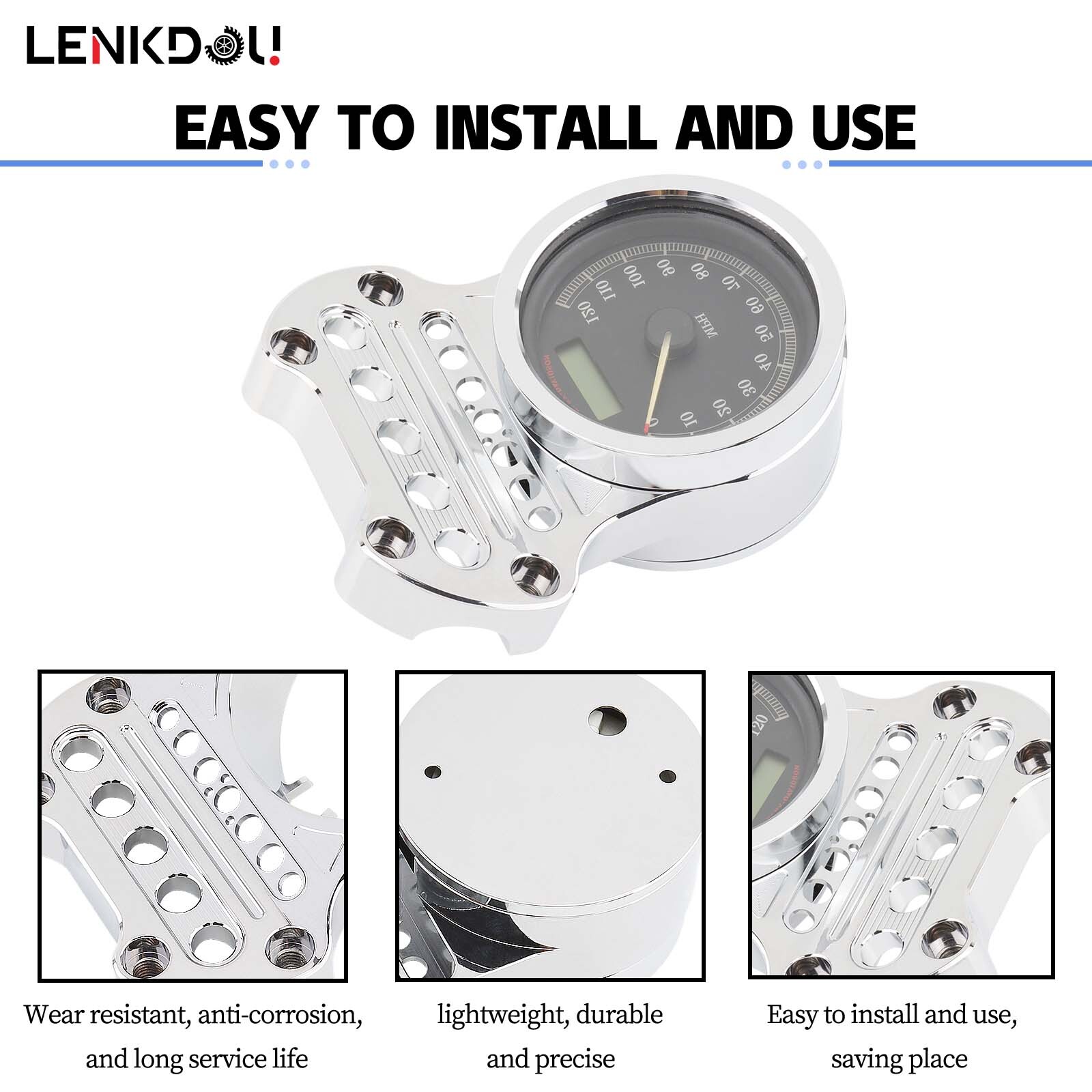 Speedometer Bracket Relocation Indicator Clamp For Harley Sportster XL883 XL1200