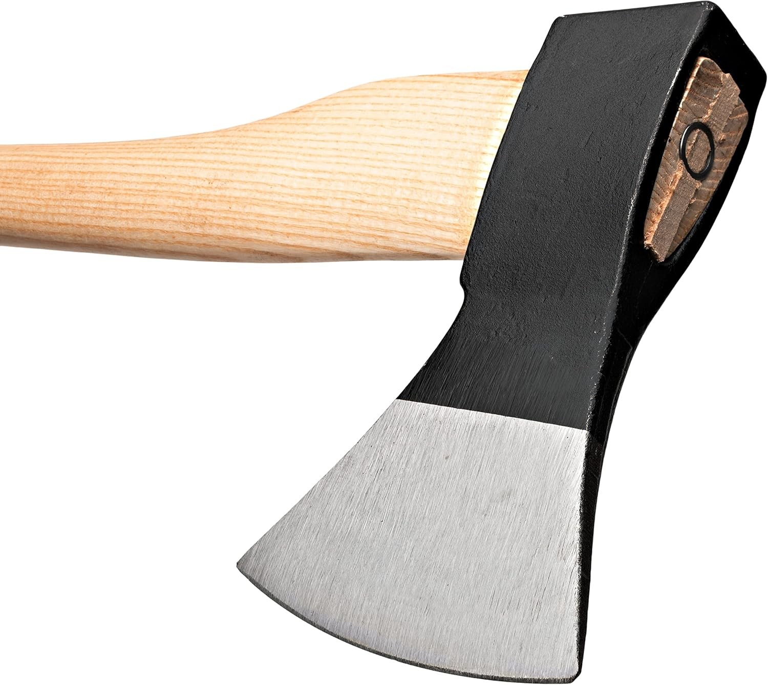 German-Style Italian Tree Felling Axe 31" Long Gently Curved Ash Wooden Handle