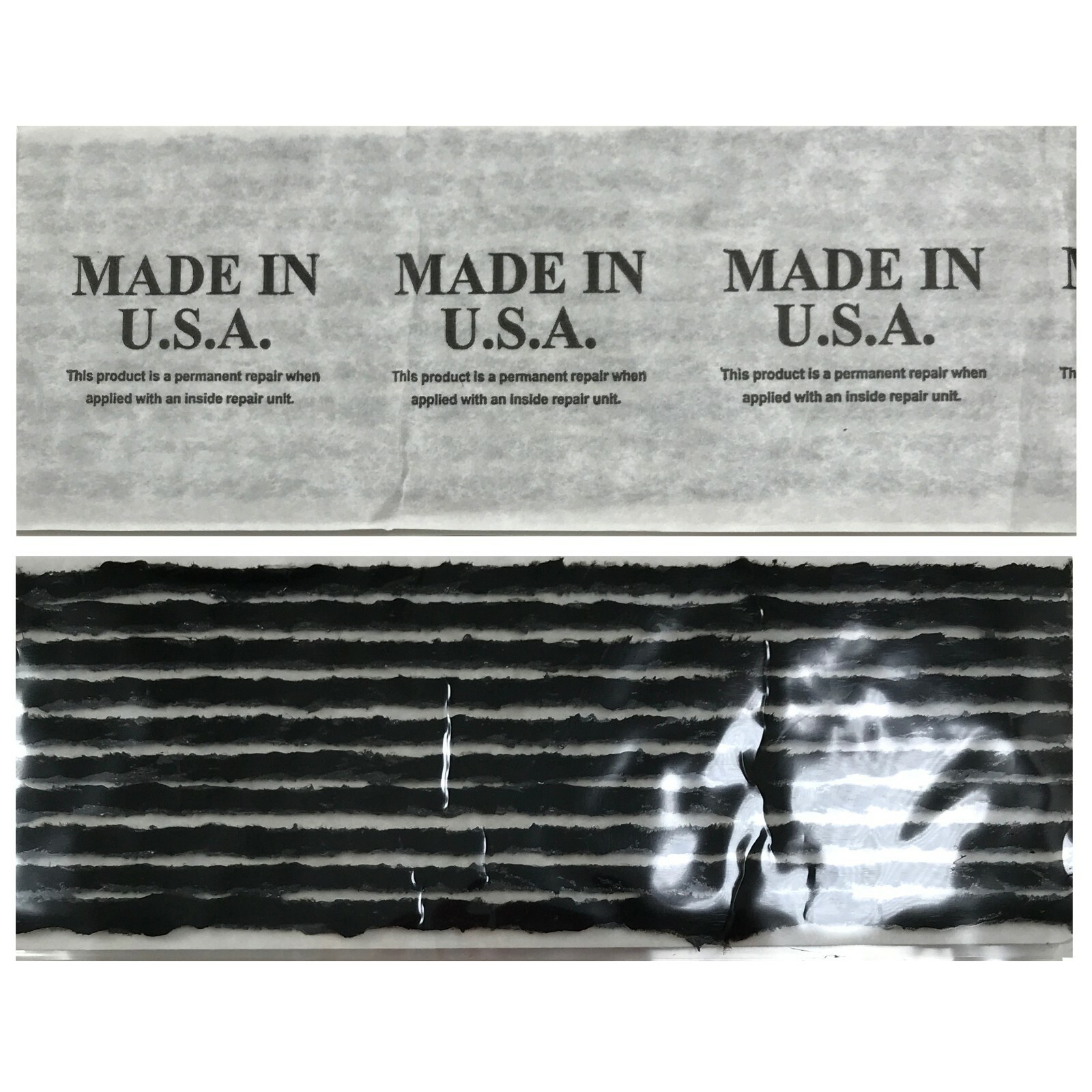 (50) Black 7" Inch Tire Plug Insert Tubeless Flat Tyre Repair Strings USA