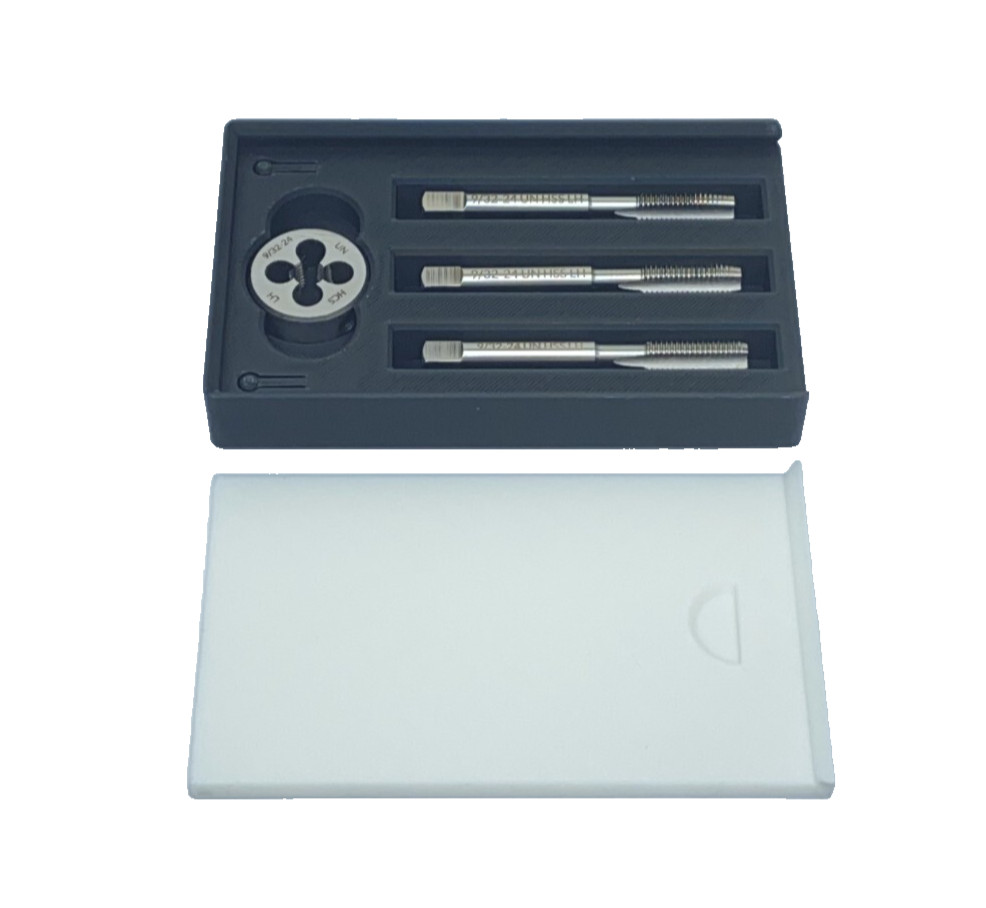 9/32-24 UN M2 HSS LH 5 Piece Tap & Die Set, Stanley Plane Restoration Tools