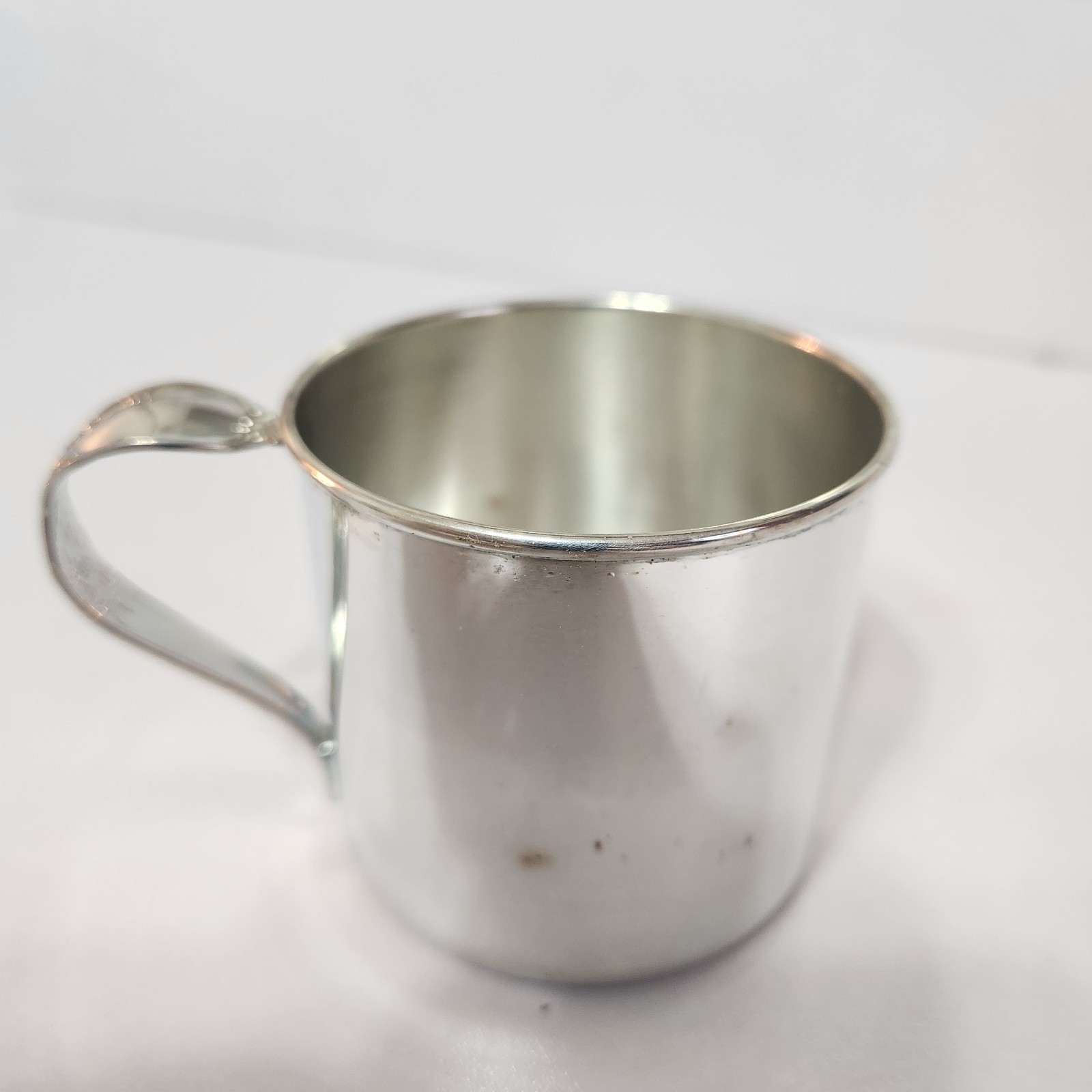 Vintage Baby Cup Silverplate International Silver Co Handcrafted USA Meriden CT