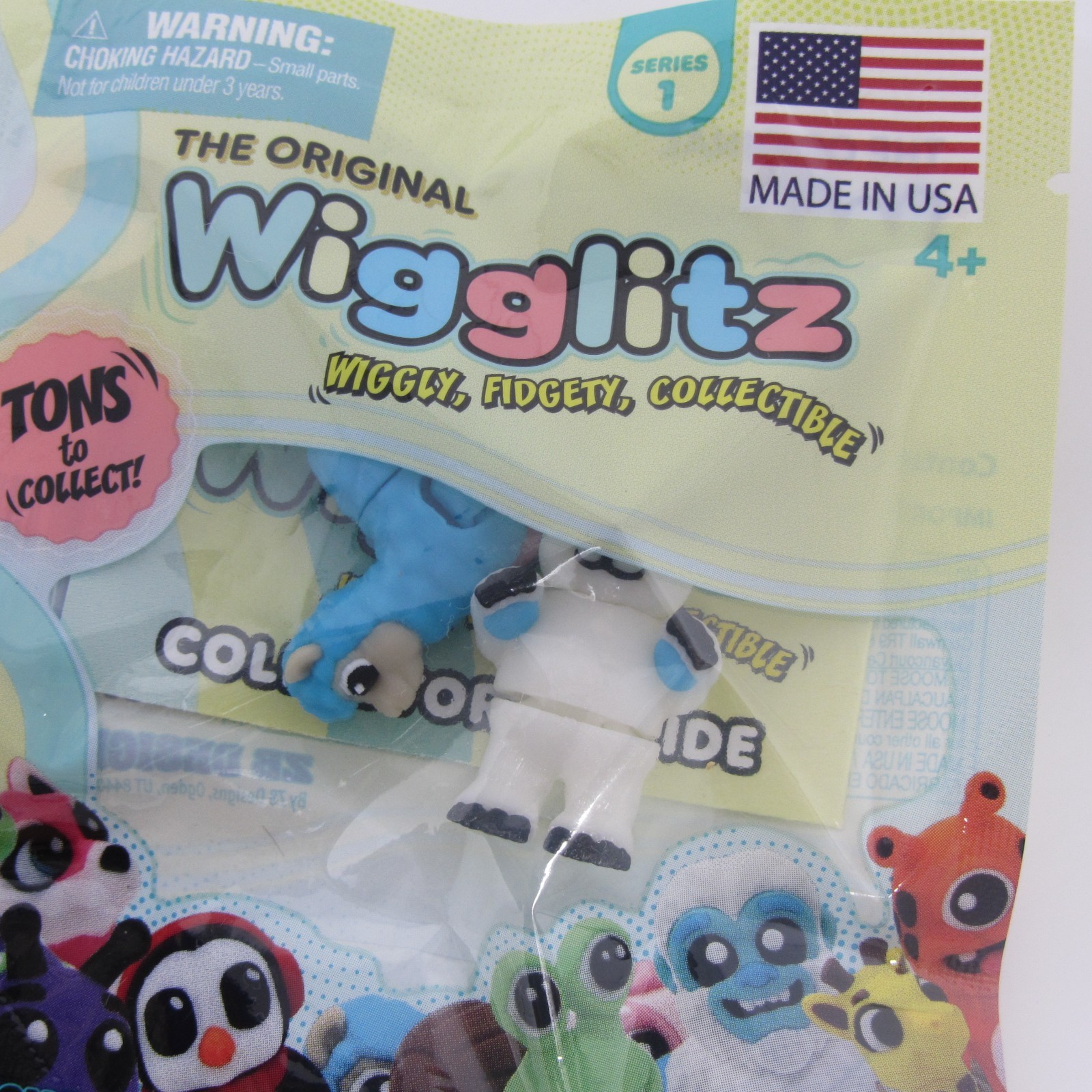 NEW Mini Wigglitz Wiggly Fidget Collectible Figure – USA Made – Variety Choice