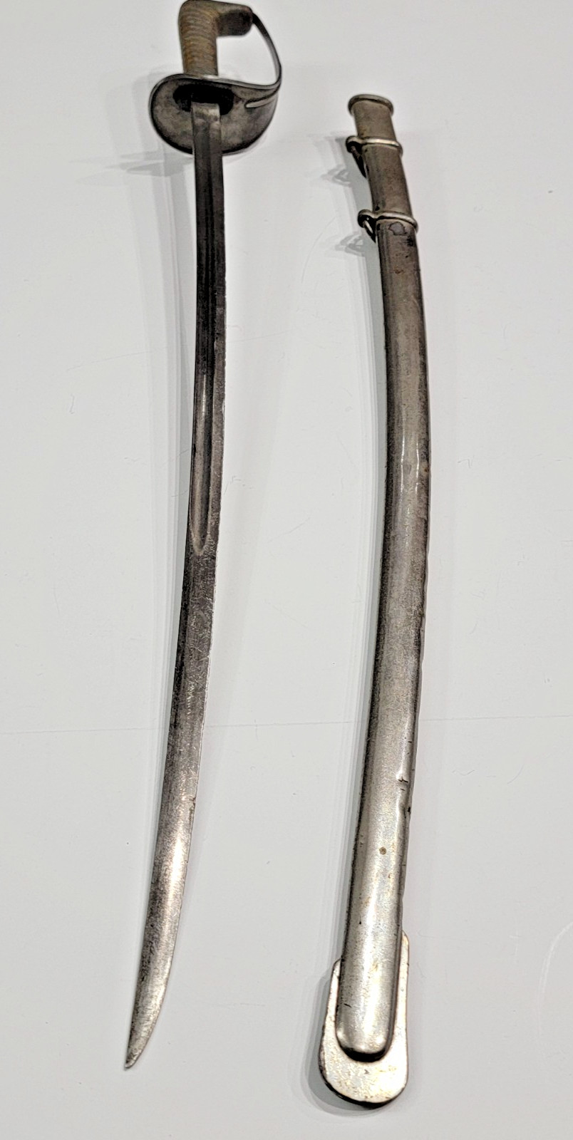 WWI US 1906 Experimental M1905 Ames AS Co Sword Officer Steel Scabbard