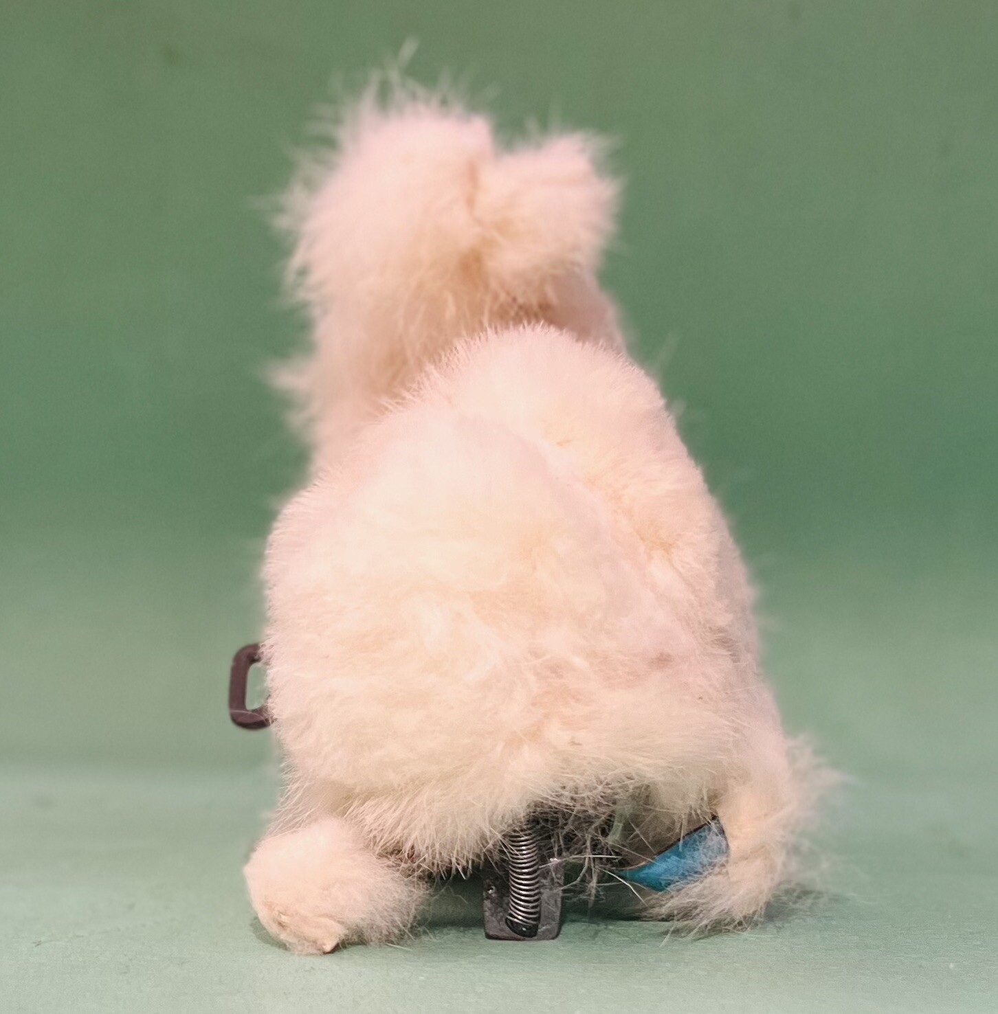 Vtg 1950's Jumping Rabbit Wind Up Toy, Made in Japan by TTT with Box, Works