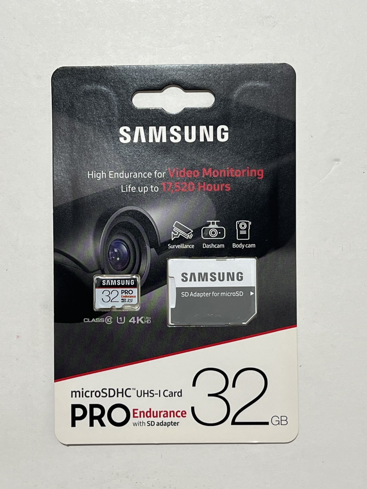 New Samsung 32GB PRO Endurance UHS-I microSDHC Memory MB-MJ32GA/AM