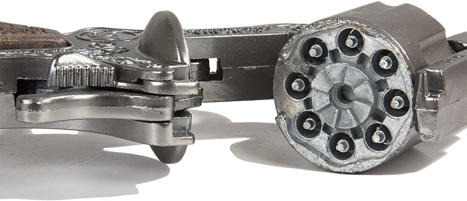 Billy The Kid Cap Gun Replica Diecast Western Pistol Revolver Cowboy Prop Toy