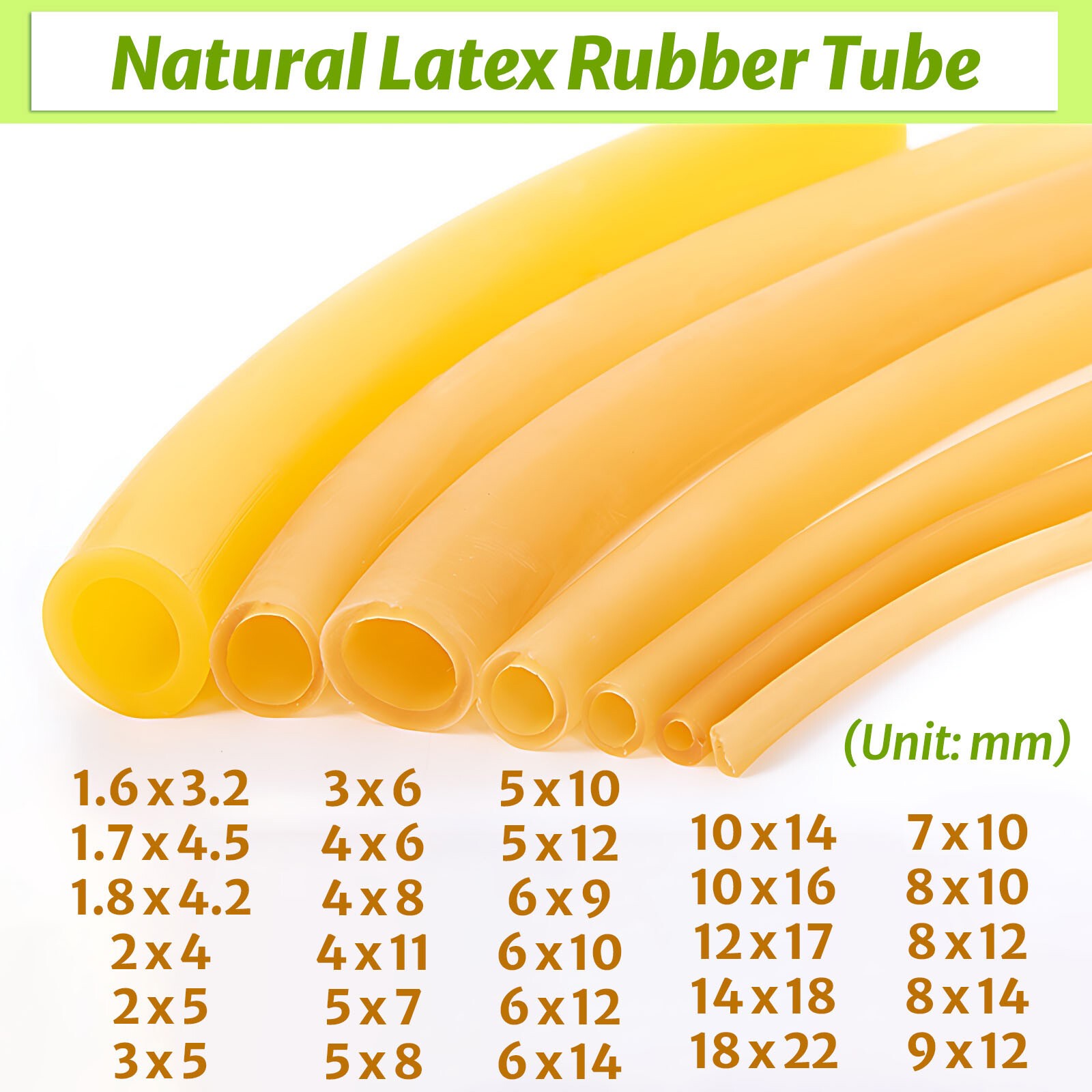 Highly Elastic Natural Latex Rubber Tube for Catapults, Surgical, Catapulting
