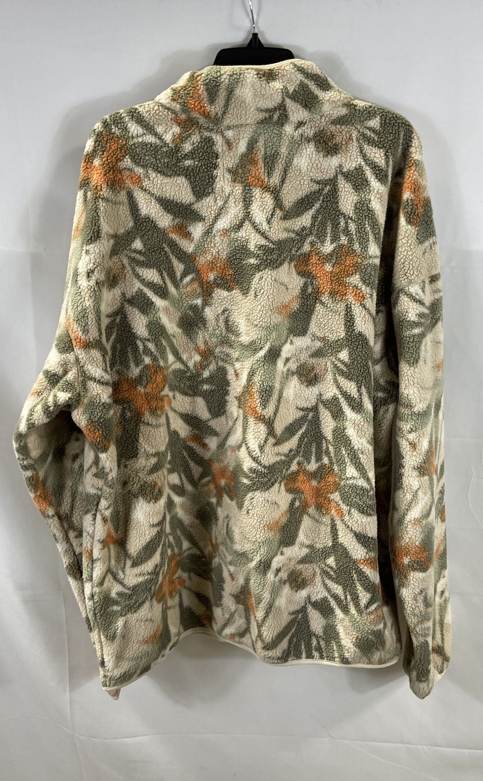 Columbia Men's Helvetia Half Snap Fleece Pullover Floral Sherpa Green XXL Tall