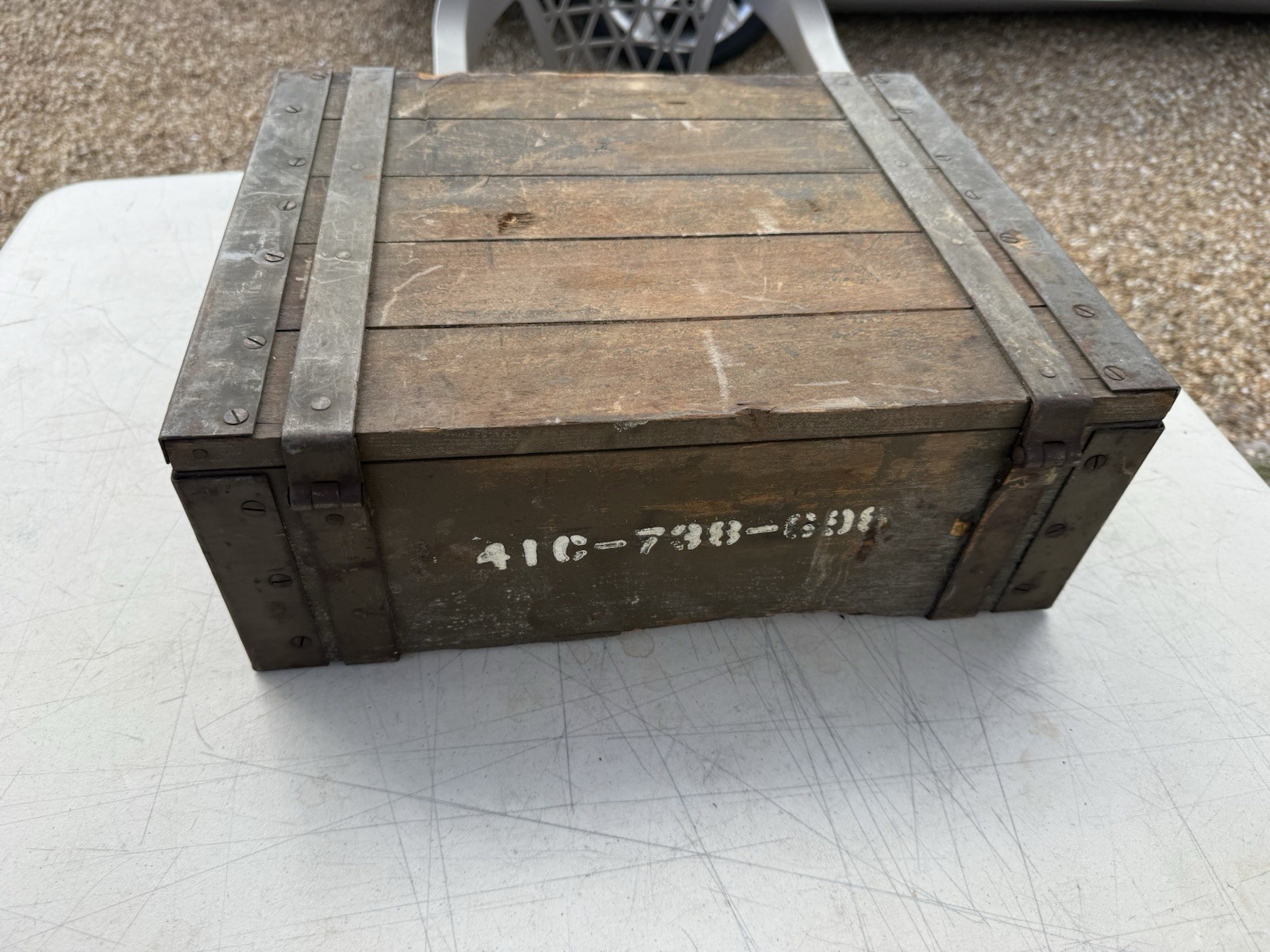 US Army Military Wooden - US M1917/P14 ARMORER REPAIR CHEST