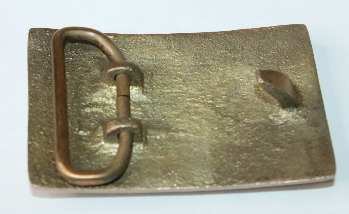 Antique Style Military Civil War Confederate CSA Belt Buckle SOLID Brass WREATH