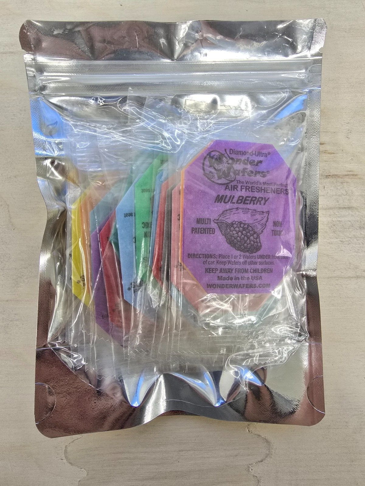 Wonder Wafers Air Freshener Sample Pack, Resealable Vapor Barrier Bag, 24 Scents