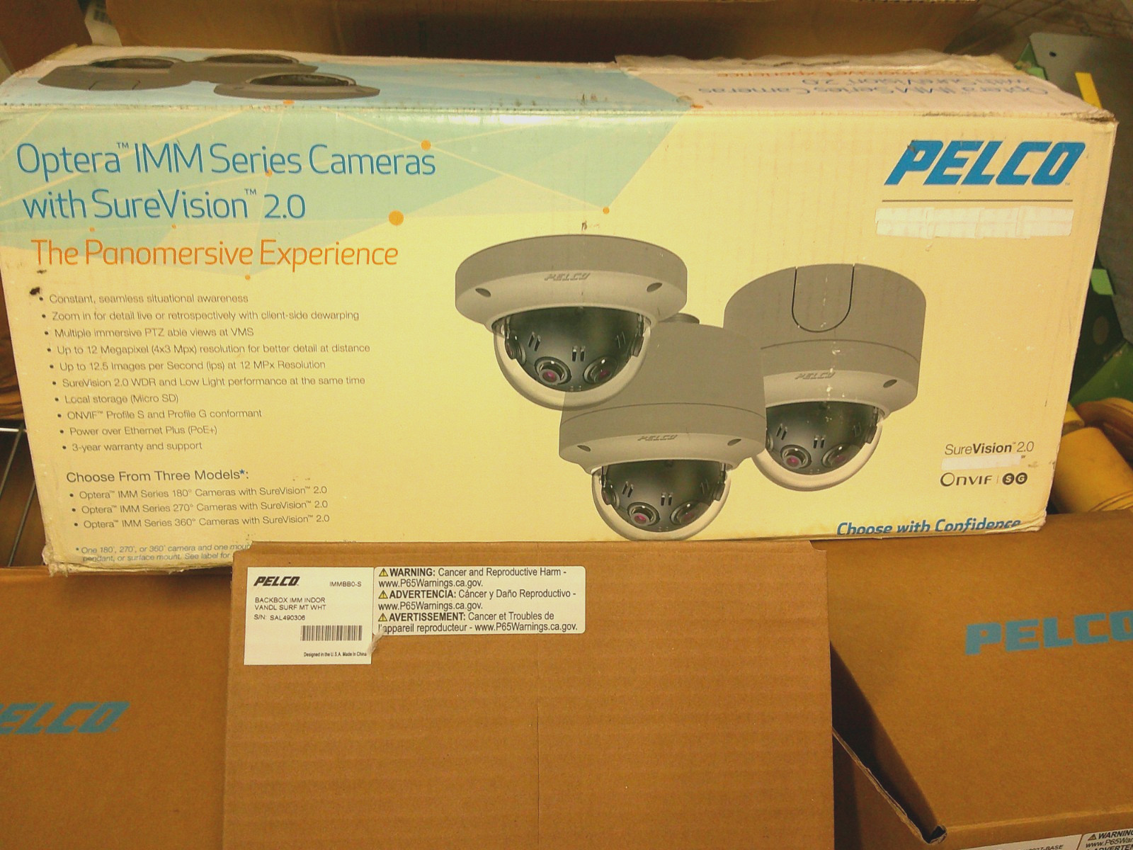 PELCO IMM12018-1P OPTERA, 12MP 180°  CAMERA