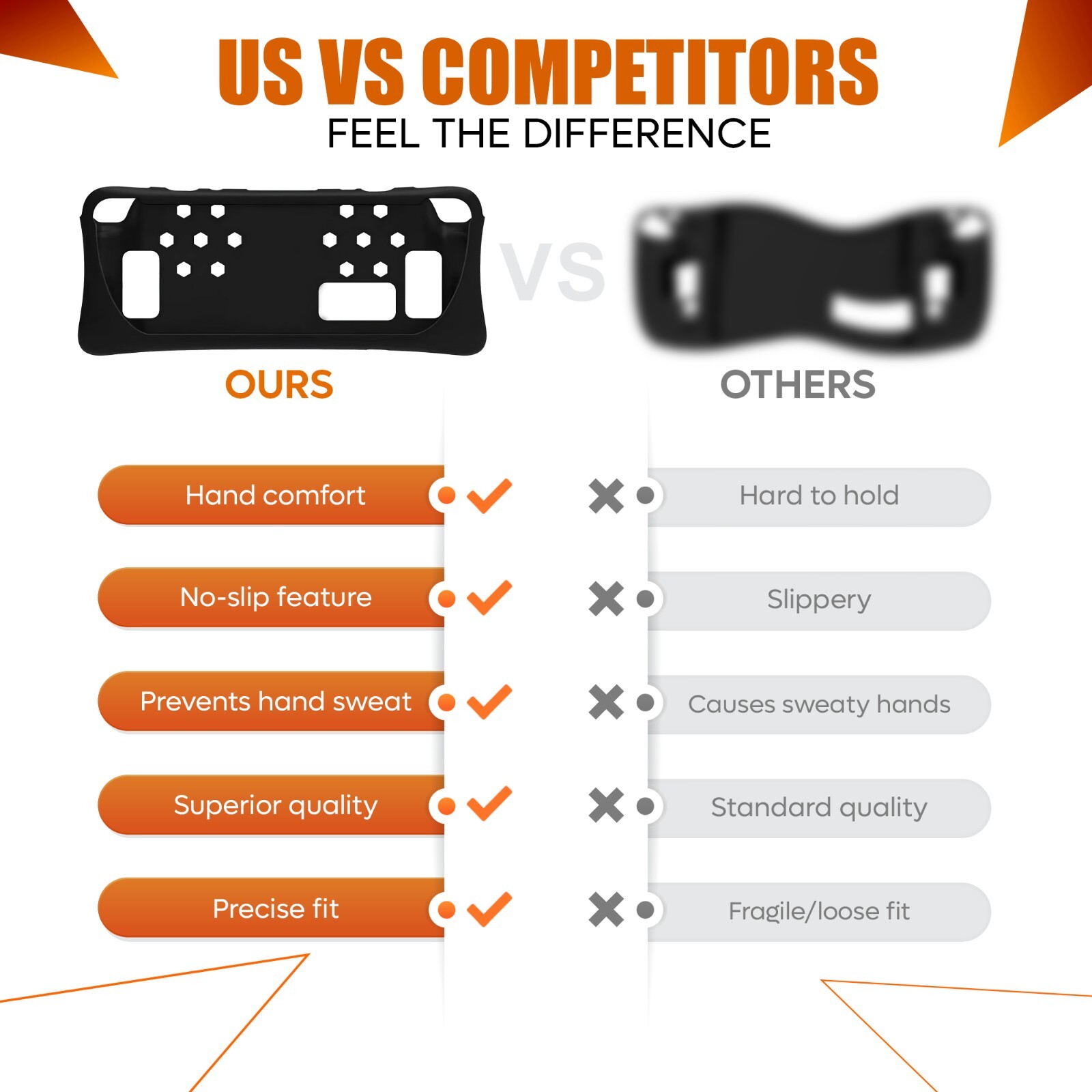 FIREBUBBLES Black Armor Protective Case for Valve Steam Deck with Glass Cover