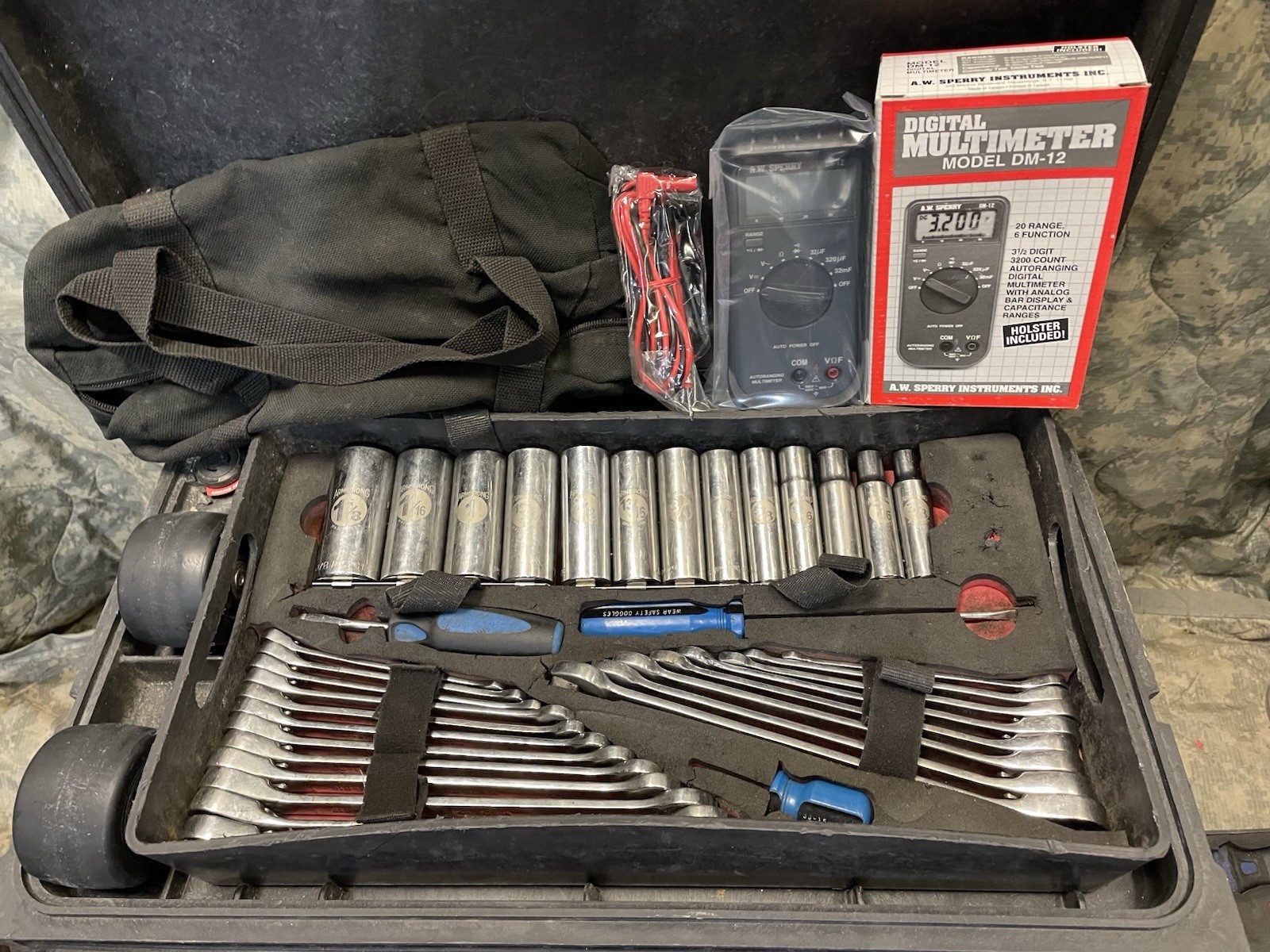 ARMSTRONG MILITARY TOOL KIT SET GENERAL MECHANIC USMC GMTK with Top Tray