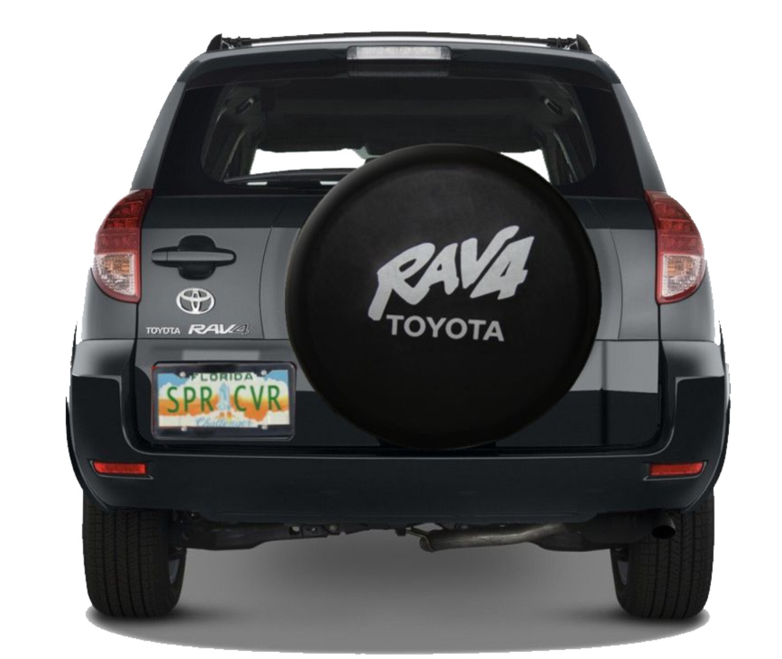 SpareCover 28" Black Tire Cover fits Toyota Rav4 1996-2020 215/70R16 UV Vinyl US
