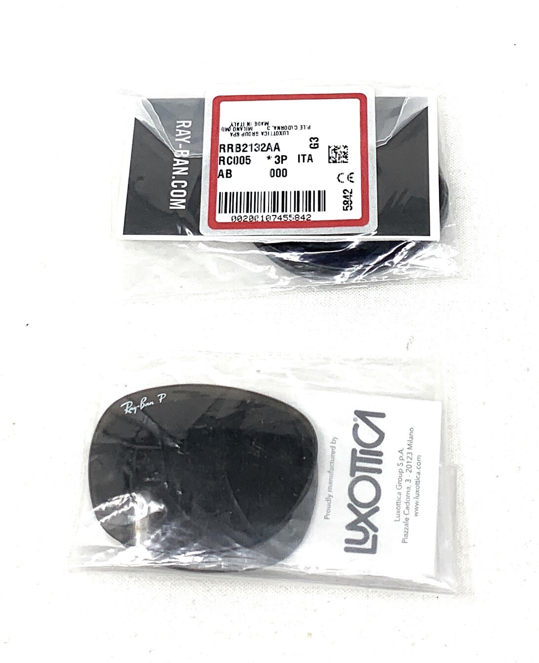 SEALED Genuine RAYBAN Lens Replacements RB2132 New Wayfarer Brown POLARIZED 55mm