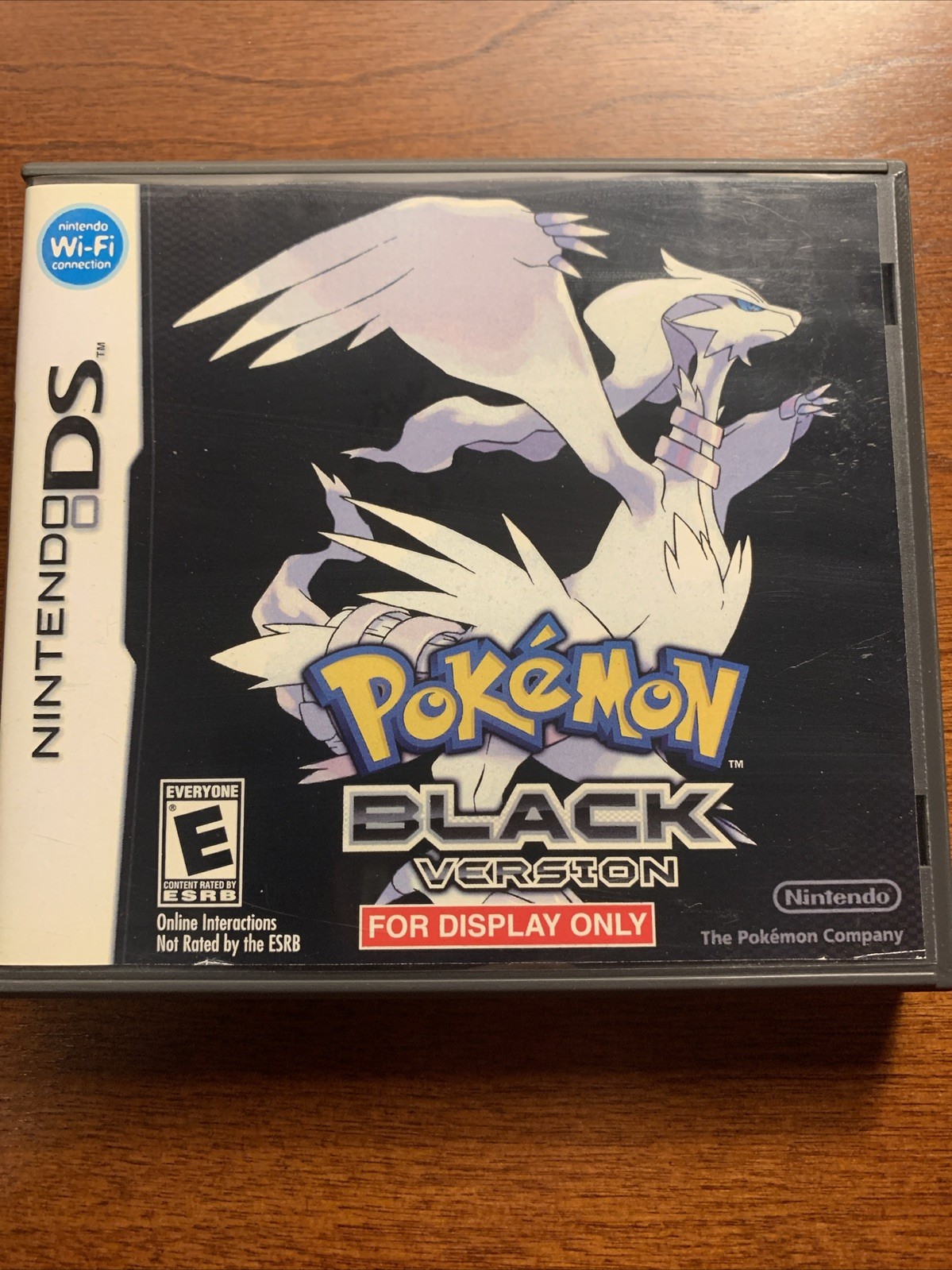 Pokemon Black Version Nintendo DS Replacement Case ONLY No Game - For Display