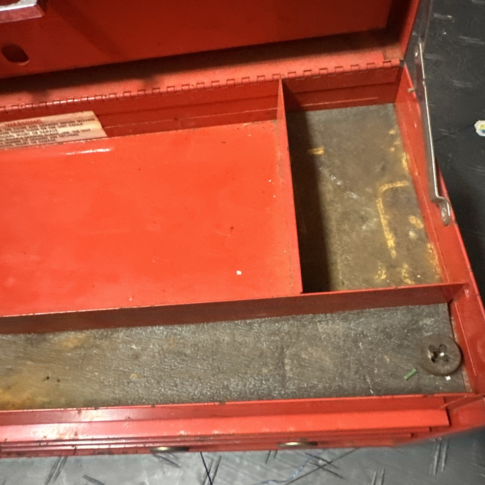 Vintage Snap-On Tools 24" Flip Top Tool Box 3 Drawer KRA-53D