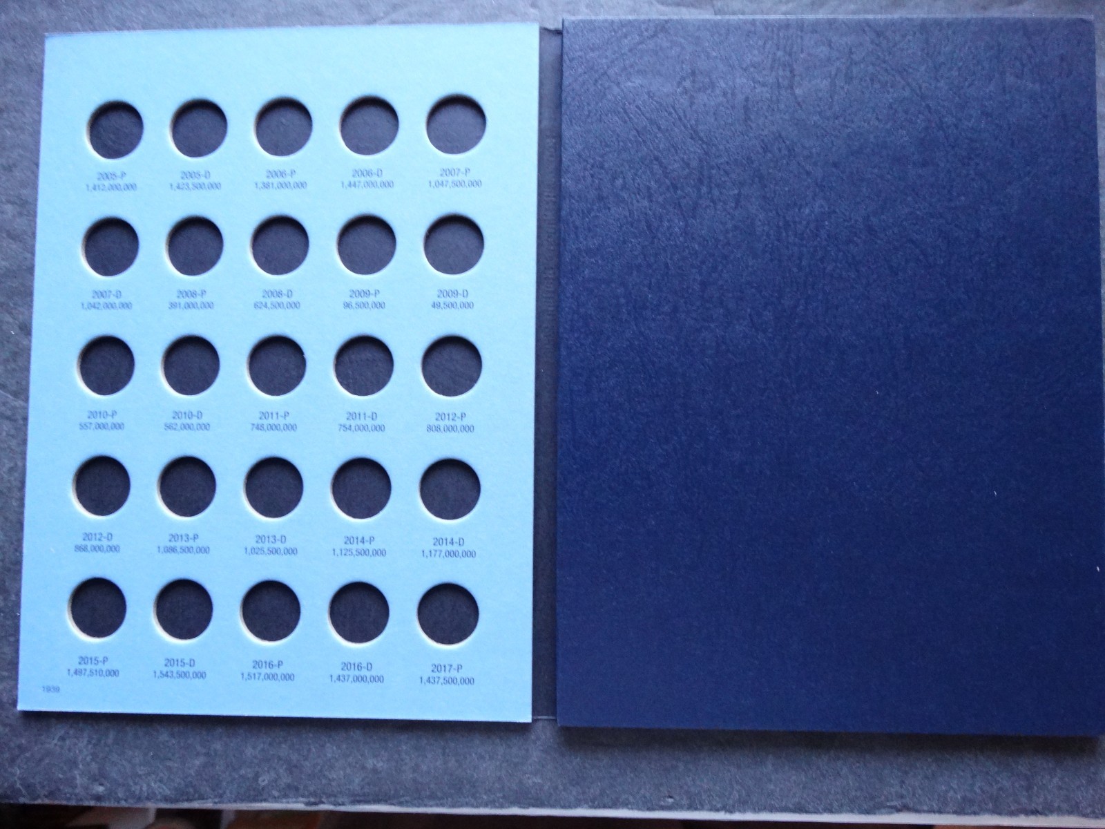 Set of 3 - Whitman Roosevelt Dime Coin Folders Number 1-3 1946-2025 Book