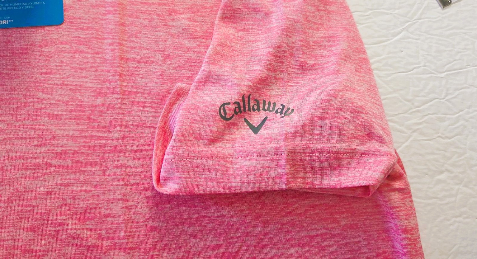 Callaway Opti-Dri Men's Golf Polo Shirt 2XL Pink New with Tags