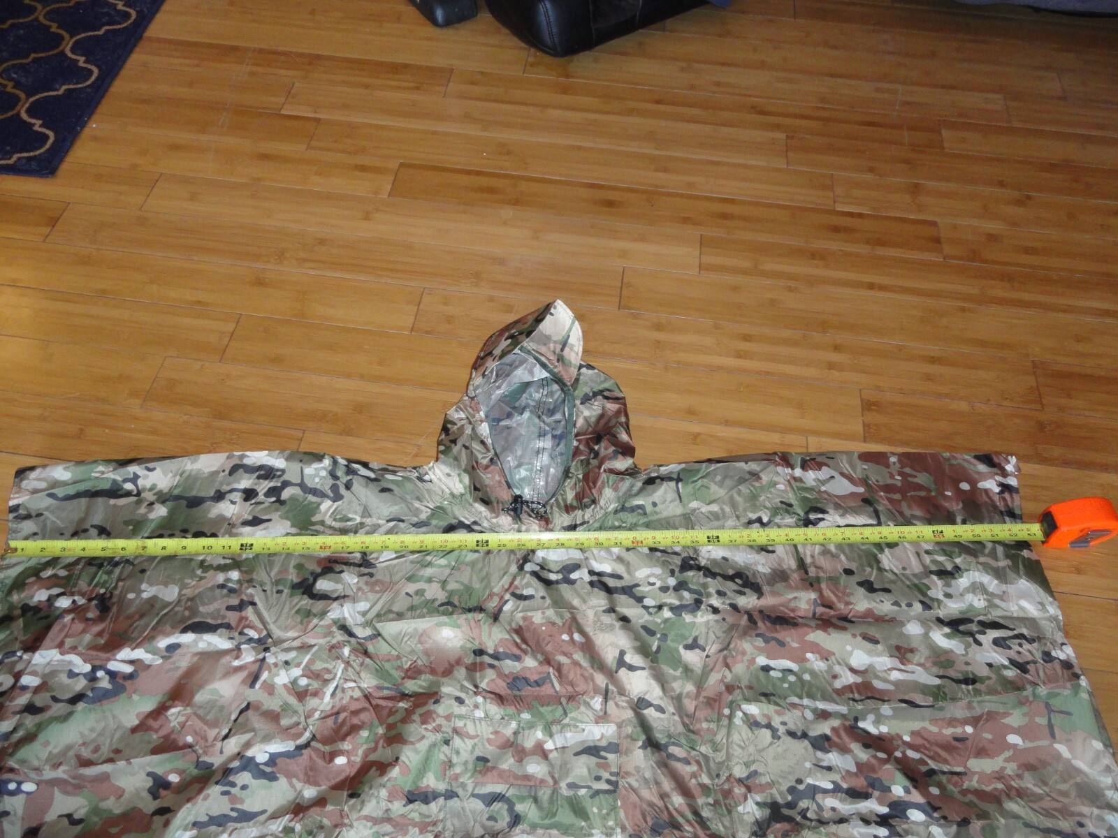 NEW WATERPROOF OCP SCORPION MILITARY PONCHO WET WEATHER SHELTER HALF