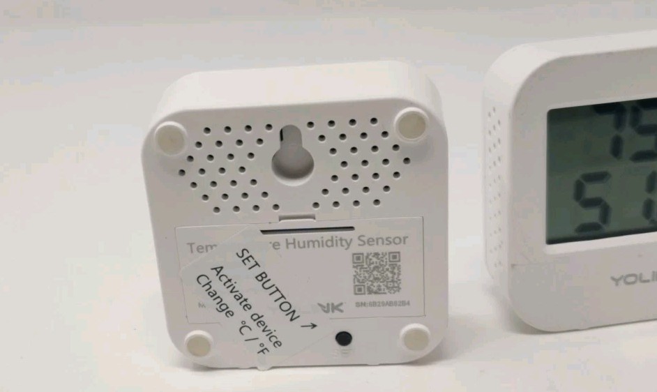 YoLink Smart Wireless Temperature & Humidity Sensor, Wide Temp Range White X2