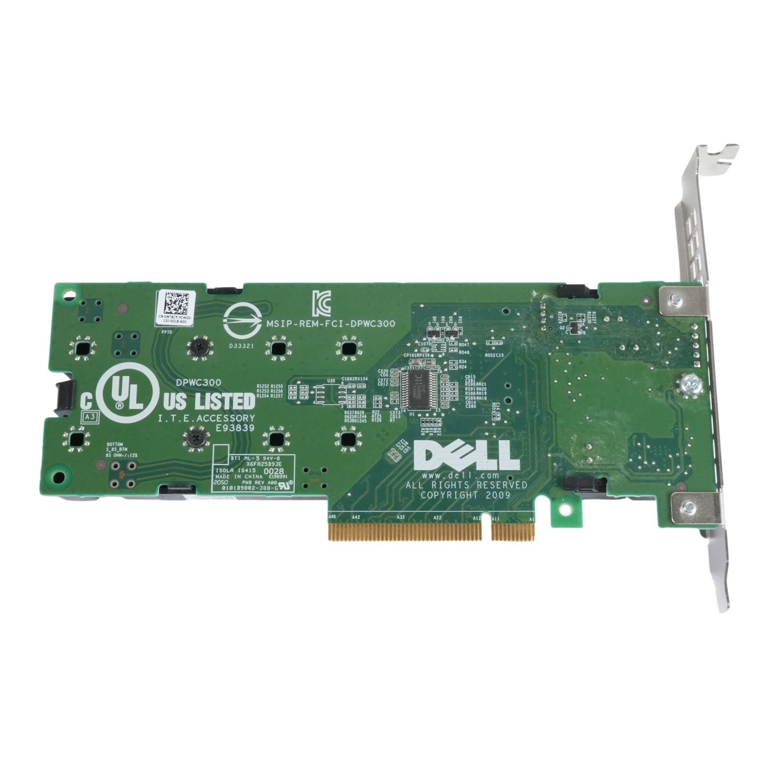 Dell NTRCY 2x NGFF M.2 NVMe to PCIe x8 Ultra-Speed Storage Adapter Card