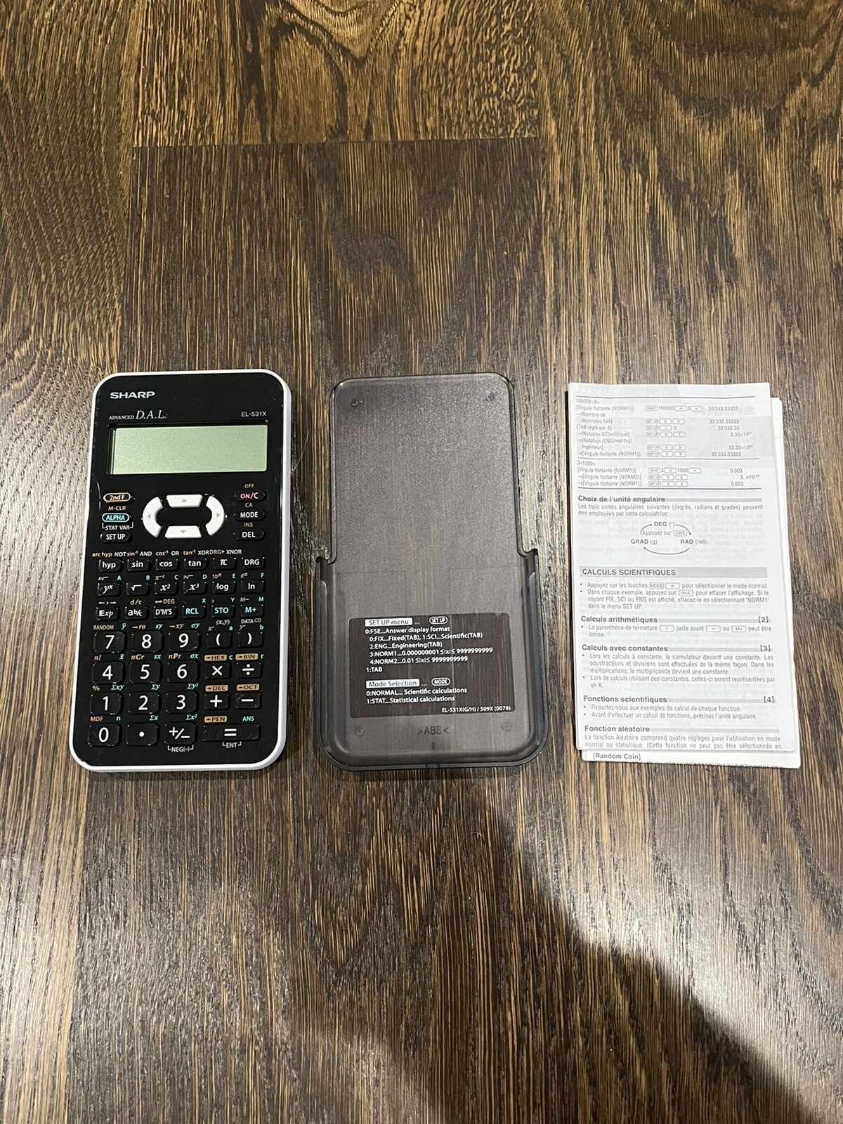 SHARP EL-531x SCIENTIFIC CALCULATOR