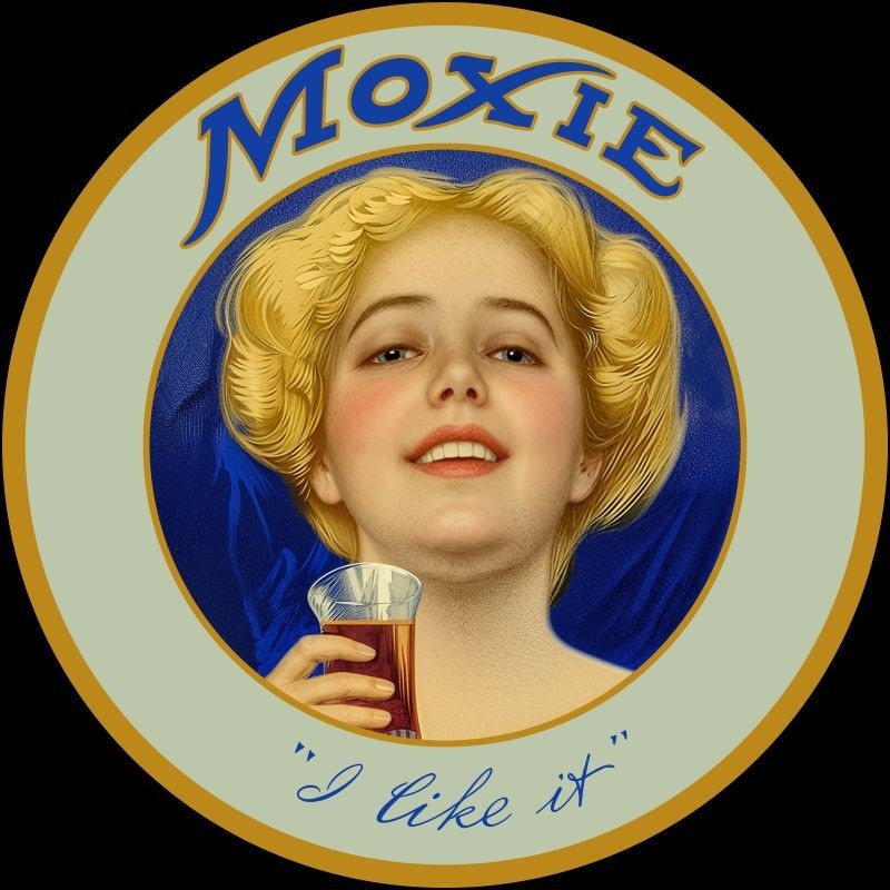 MOXIE Cola - I I LIKE IT! NEW METAL SIGN: 12" Diameter Round