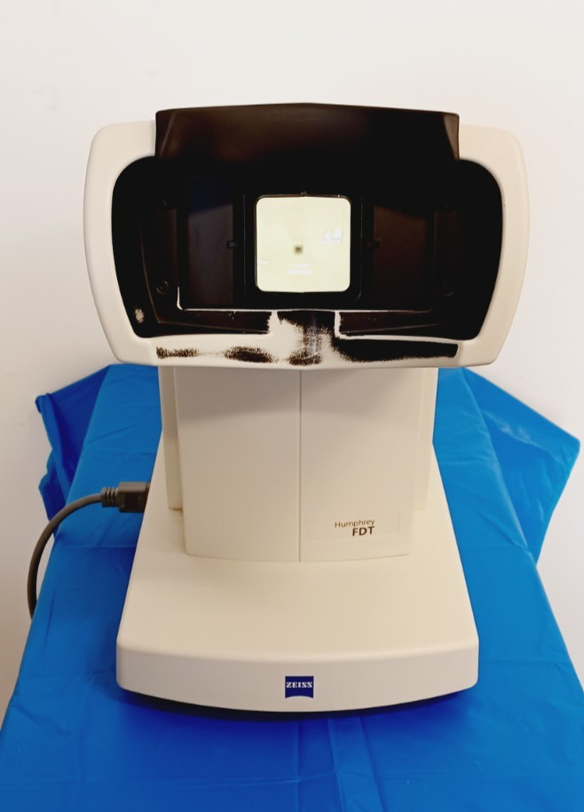 Carl Zeiss Humphrey FDT 710 Visual Field Analizer used no respond bottom clicker