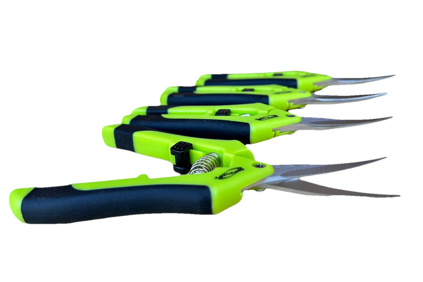 Lot 12 Curved Blade Trimming Scissor Hydroponic Leaf Bud Harvest Trim Shear