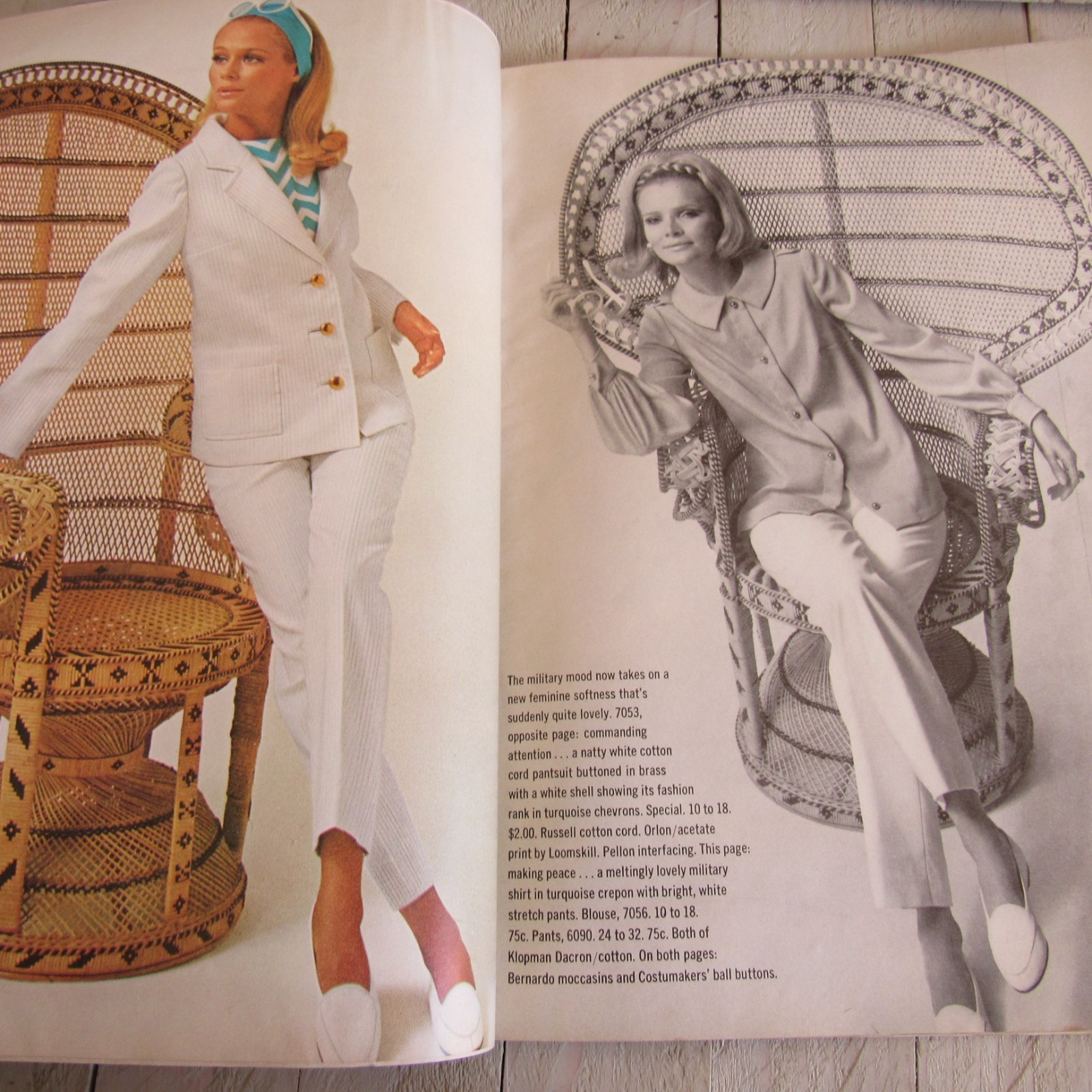 Vintage Vogue Pattern Book April / May 1967 Fashion Sewing