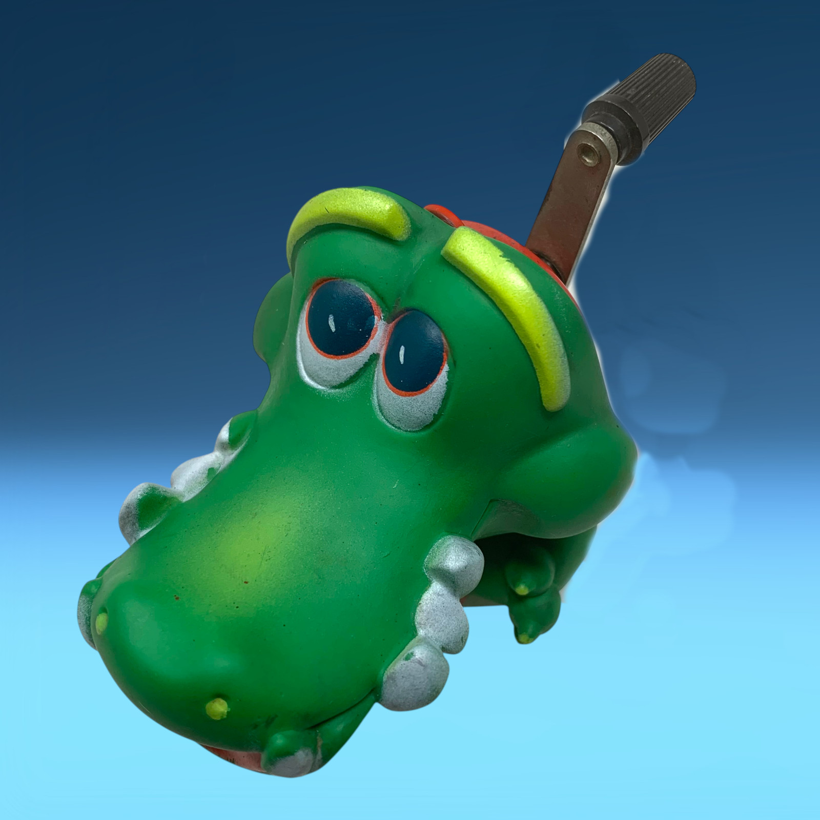 Vintage 1976 Hasbro Albert Alligator Chompers Pencil Sharpener Table Mounted