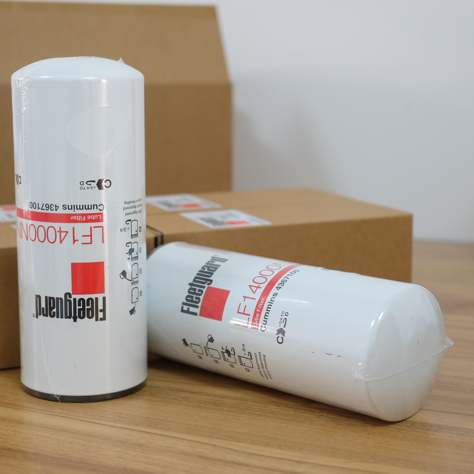 6 Pack,For Fleetguard LF14000NN Oil Filter For Cummins ISX 4367100 USA