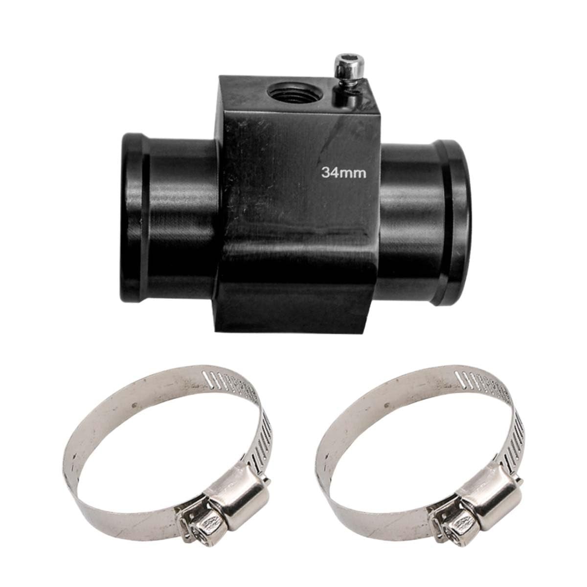 3PCS Auto Water Temp Joint Pipe, Aluminum Sensor Gauge Radiator Hose Adapter,...