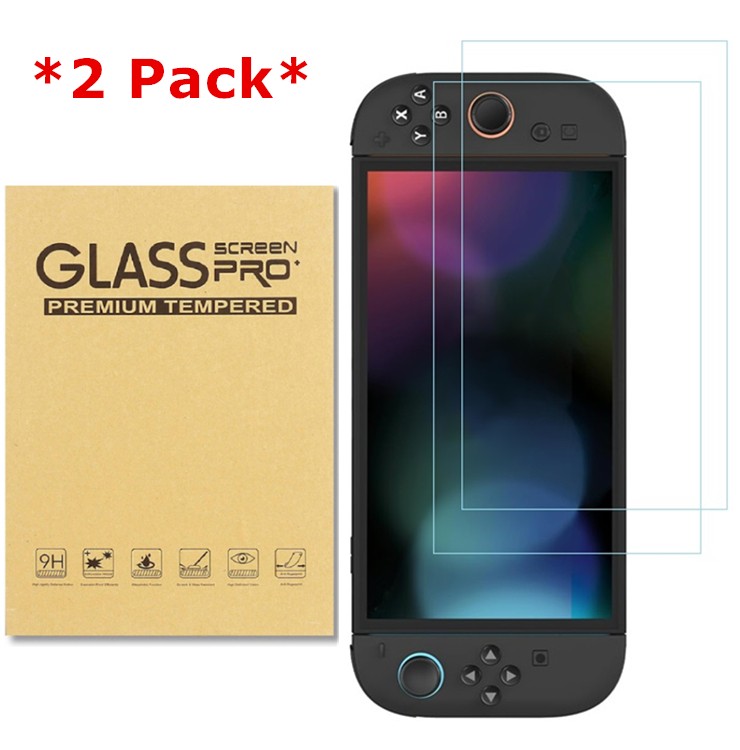 2-Pack Screen Protector for Nintendo Switch 2 (2025) Tempered Glass Clear Film