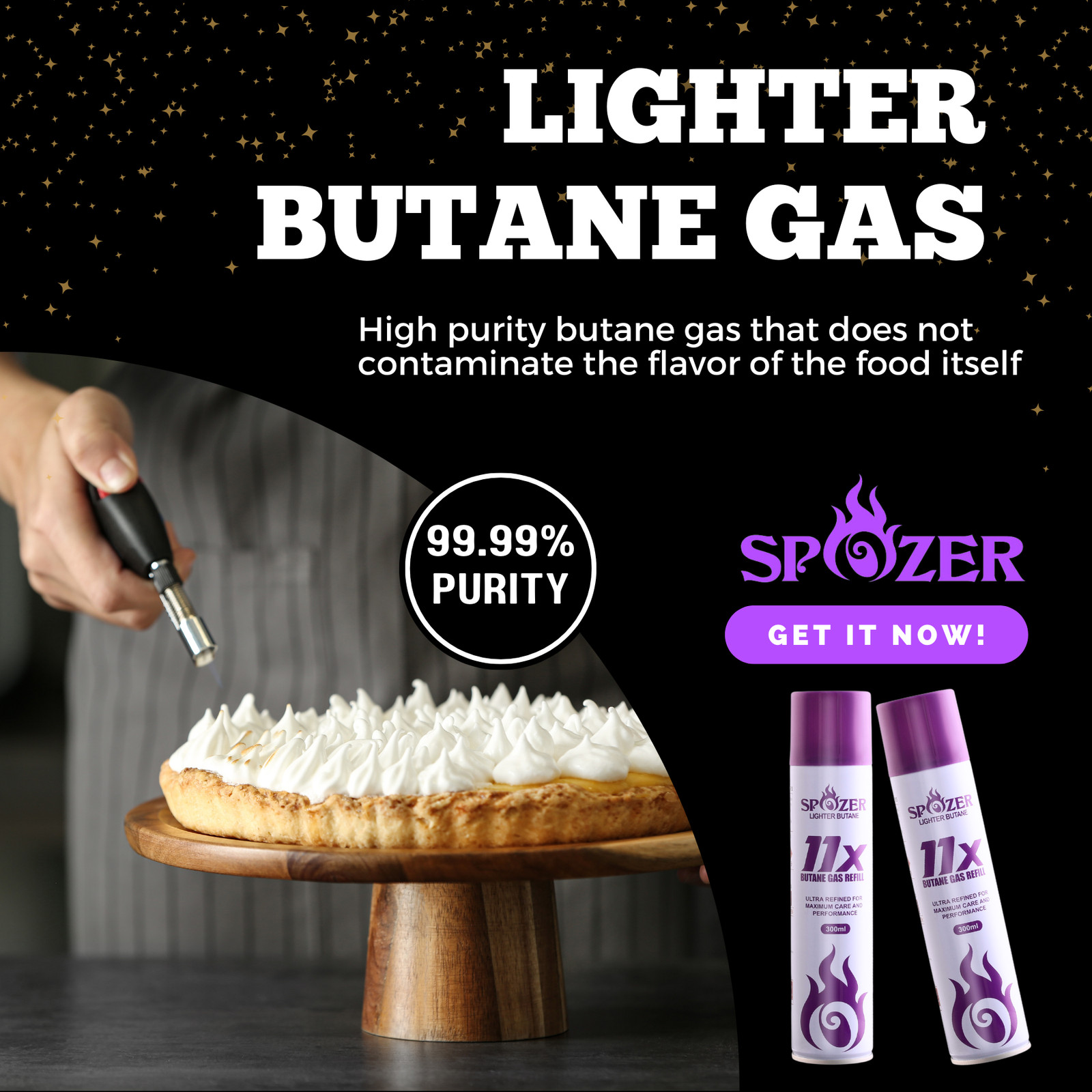 11X Lighter Butane Gas Refill Fluid Fuel Refined 10.14 oz Ultra Pure 12 Cans