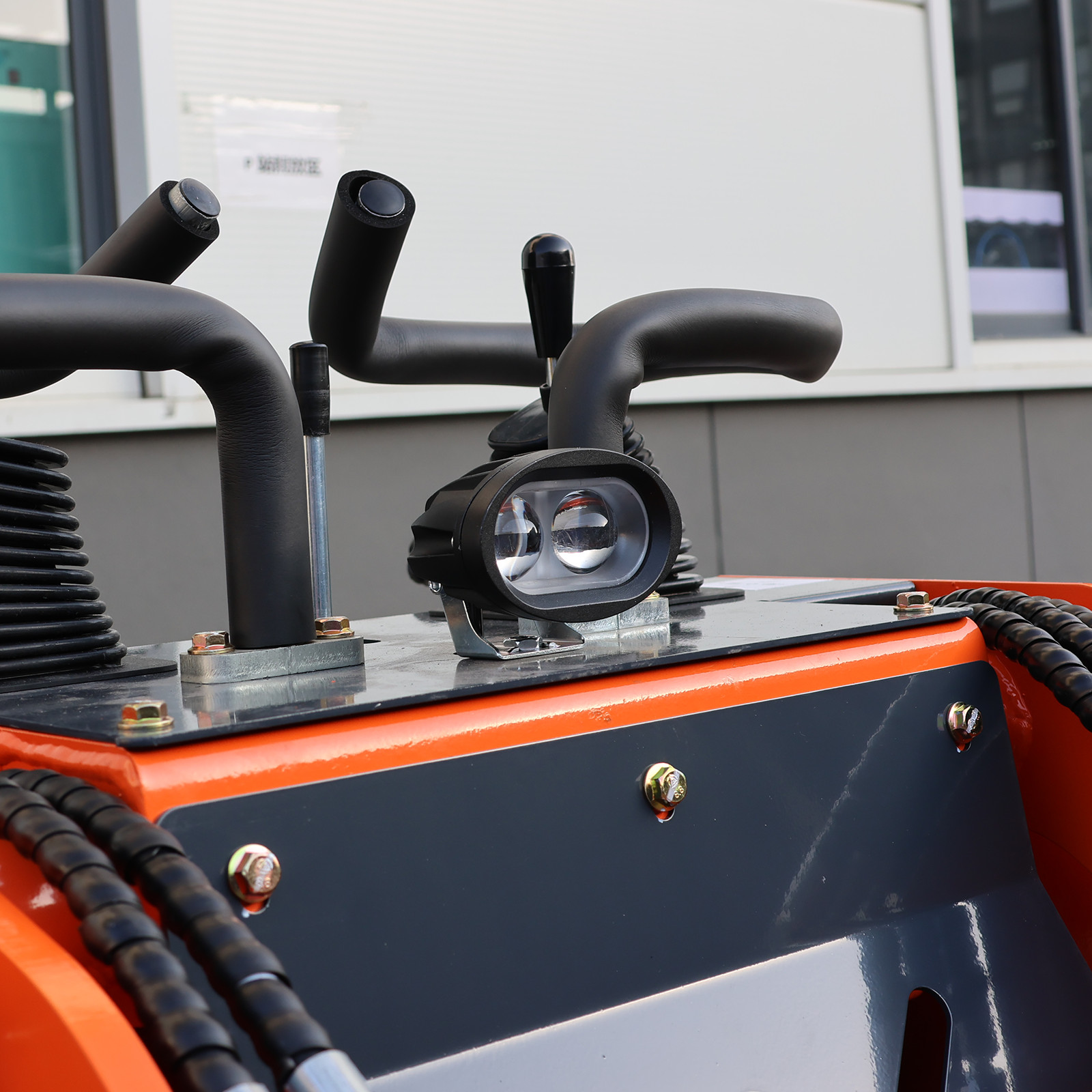 23HP Mini Skid Steer Loader with 3 Attachments, Free Shipping